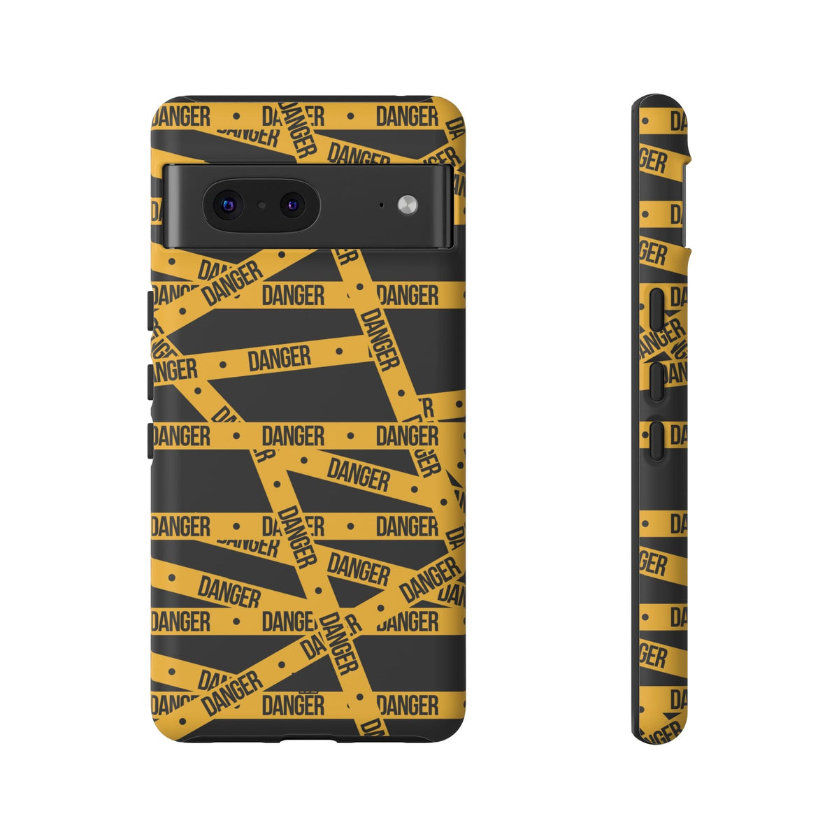 Tough Impact-Resistant Phone Case DANGER TAPE