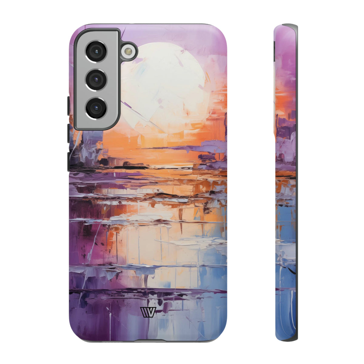 Acrylic Sunset Tough Phone Case Dual-Layer Protection