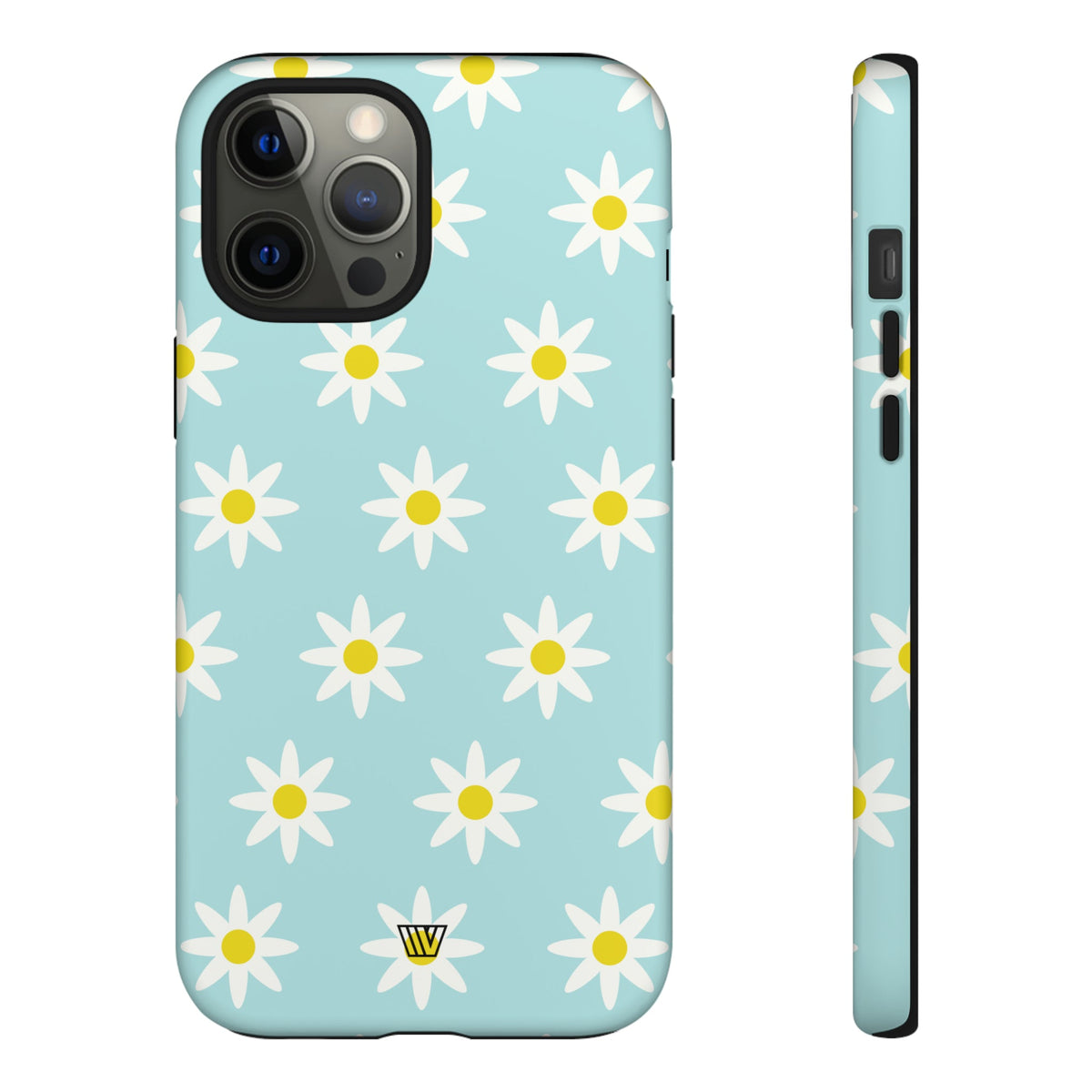 Tough Phone Case Dual Layer Impact Resistant DOODLE DAISY