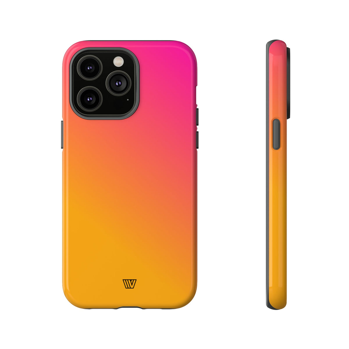 Hot Pink Orange Tough Phone Case