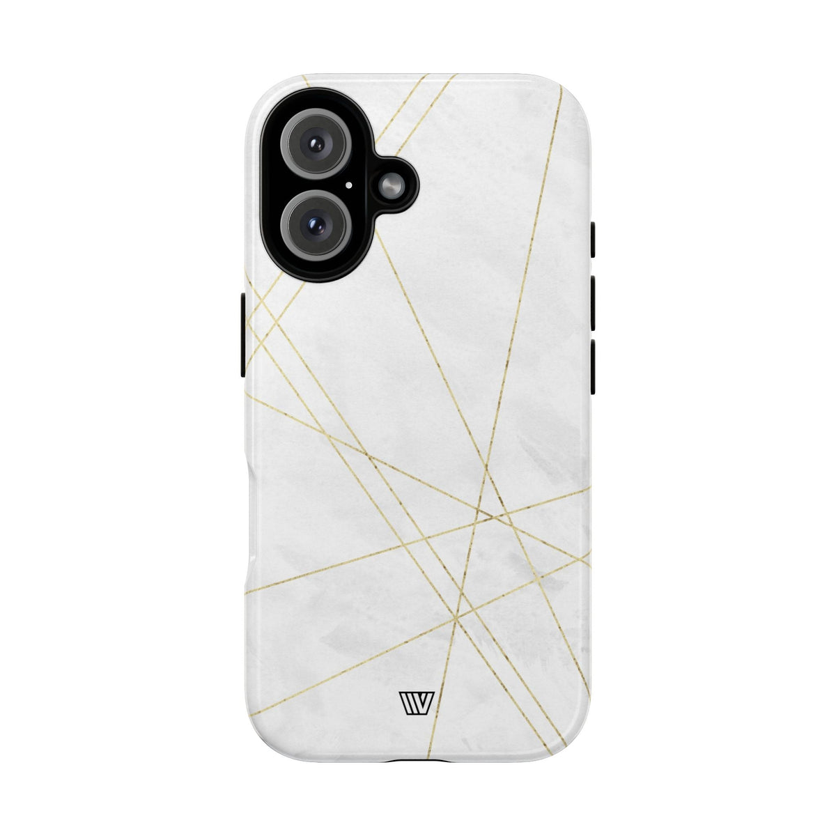 Tough Phone Case Impact Resistant Dual-Layer Shell GOLD LINES