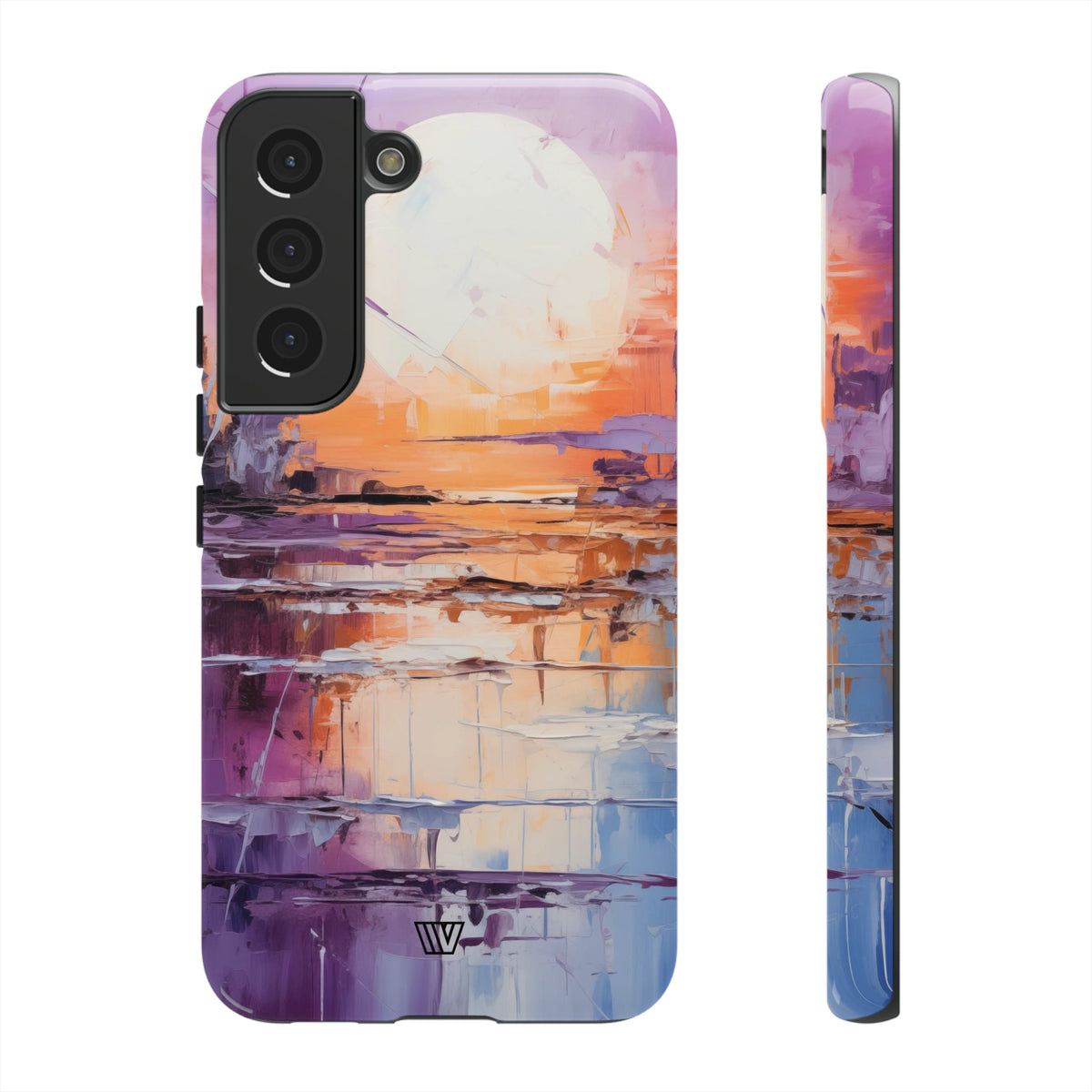Acrylic Sunset Tough Phone Case Dual-Layer Protection