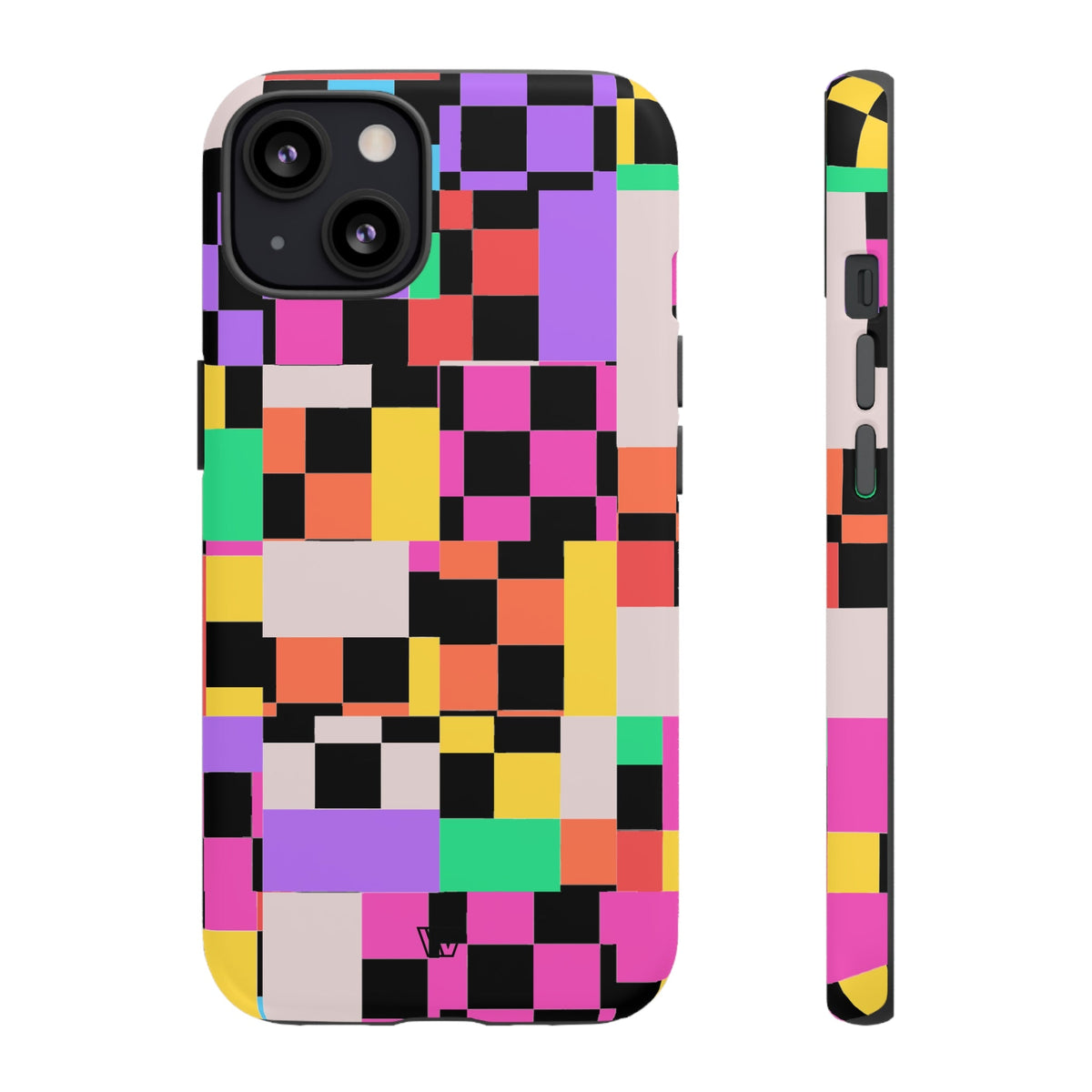 Mashed Up Checkerboard Tough Phone Case