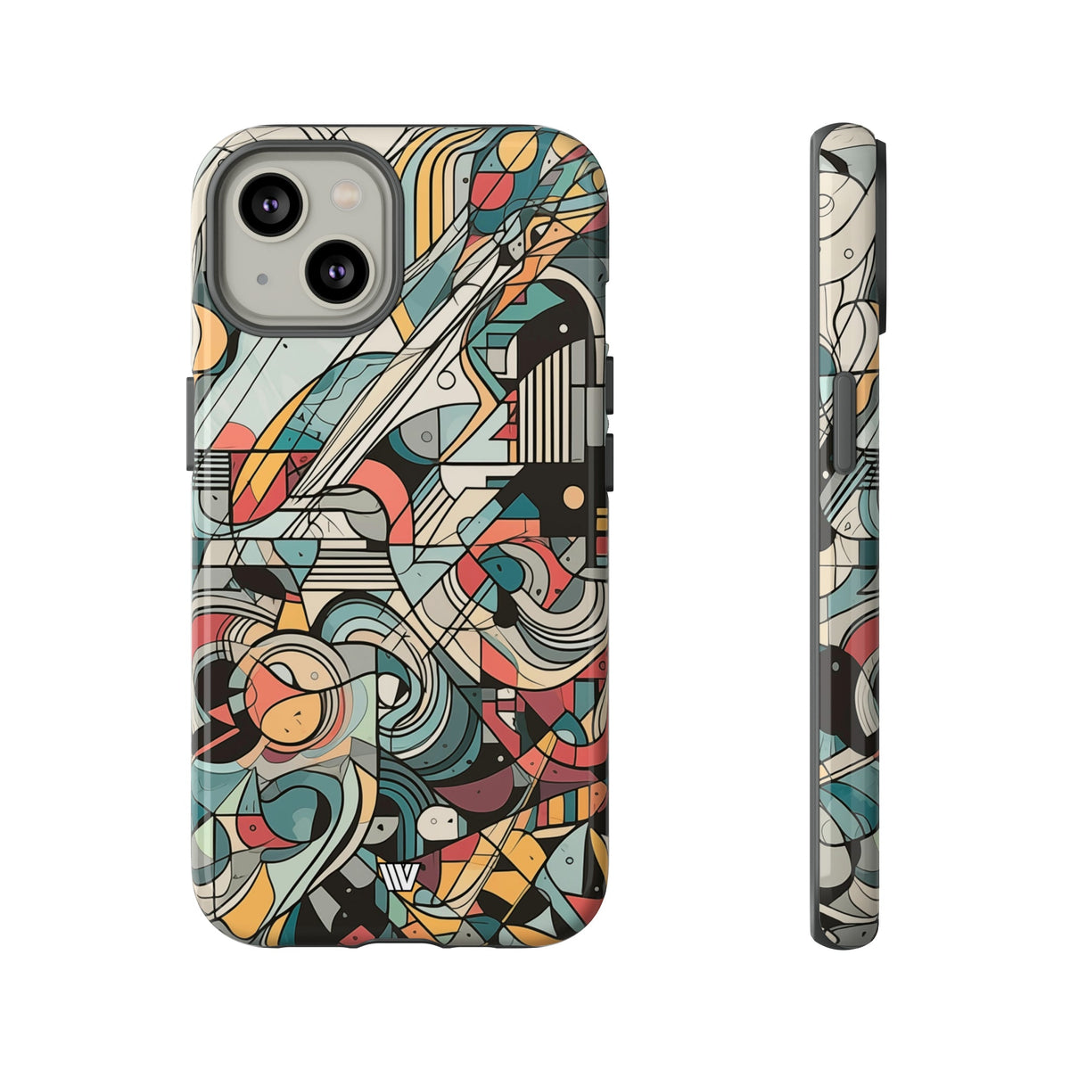 Abstract Doodle #2 Impact-Resistant Tough Phone Case