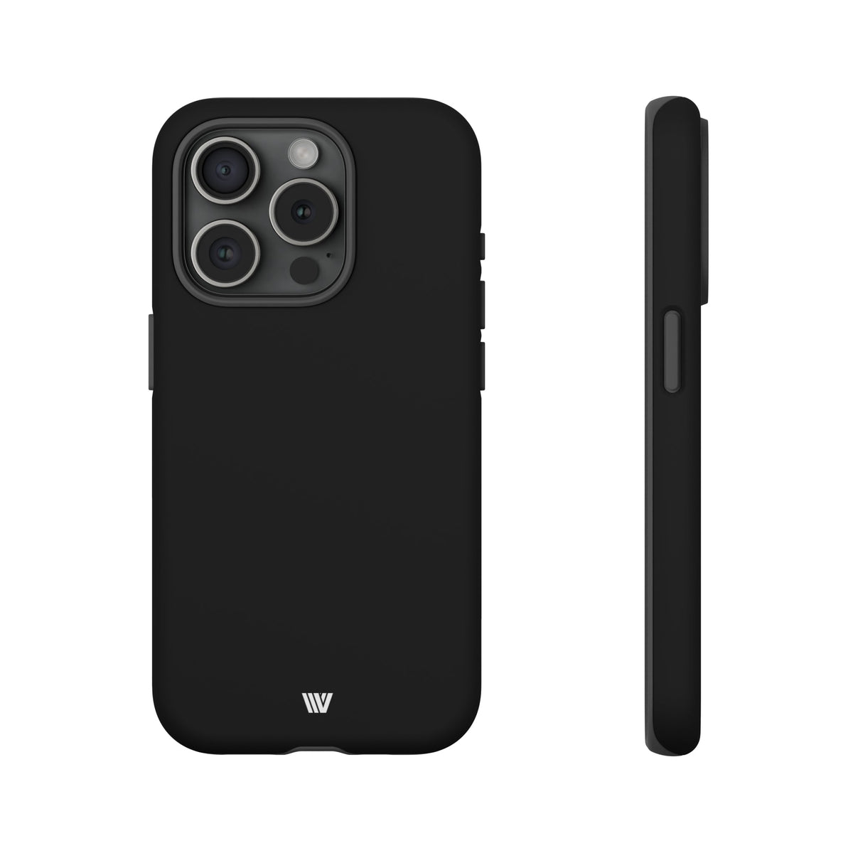 Tough Phone Case Impact Resistant Dual-Layer JET BLACK