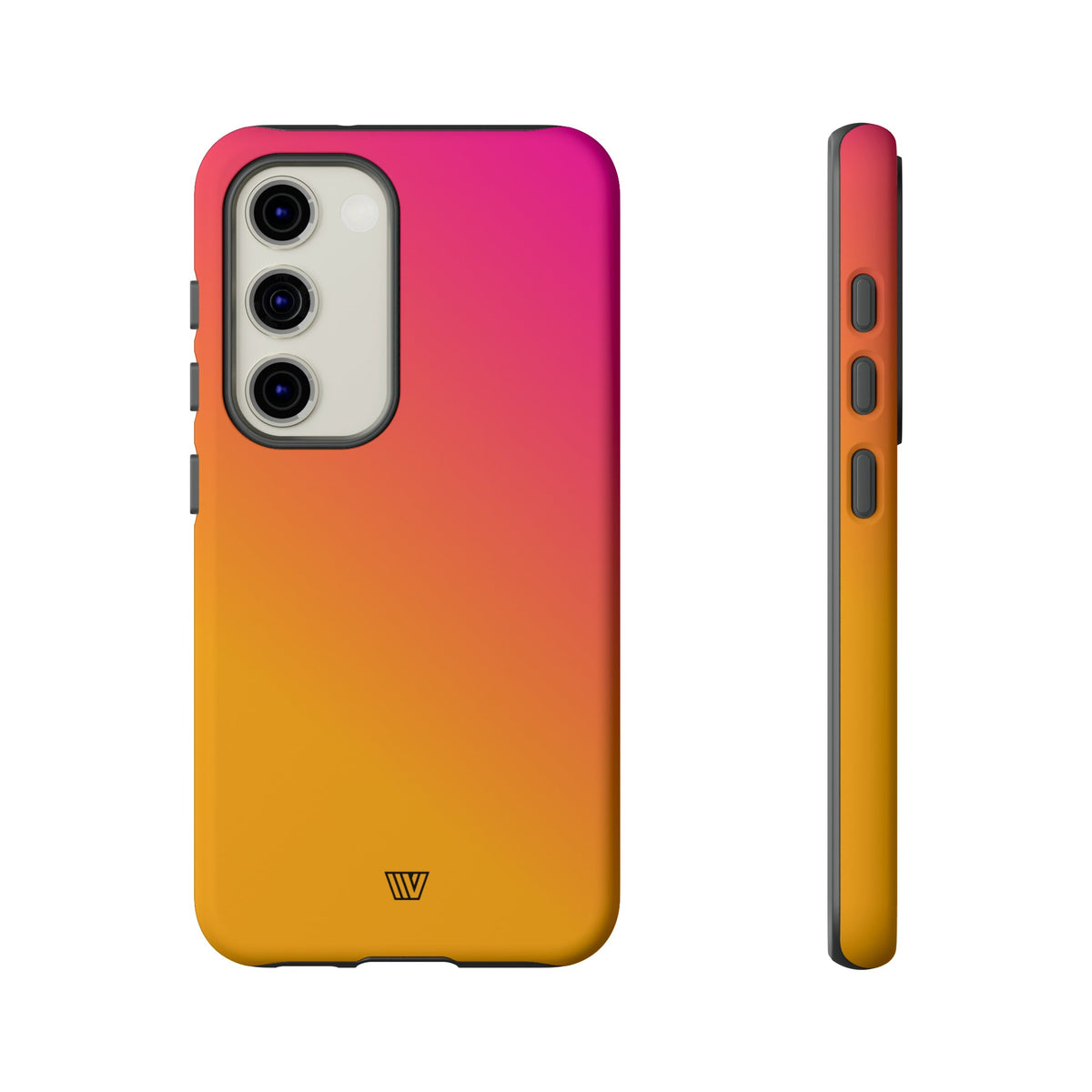 Hot Pink Orange Tough Phone Case