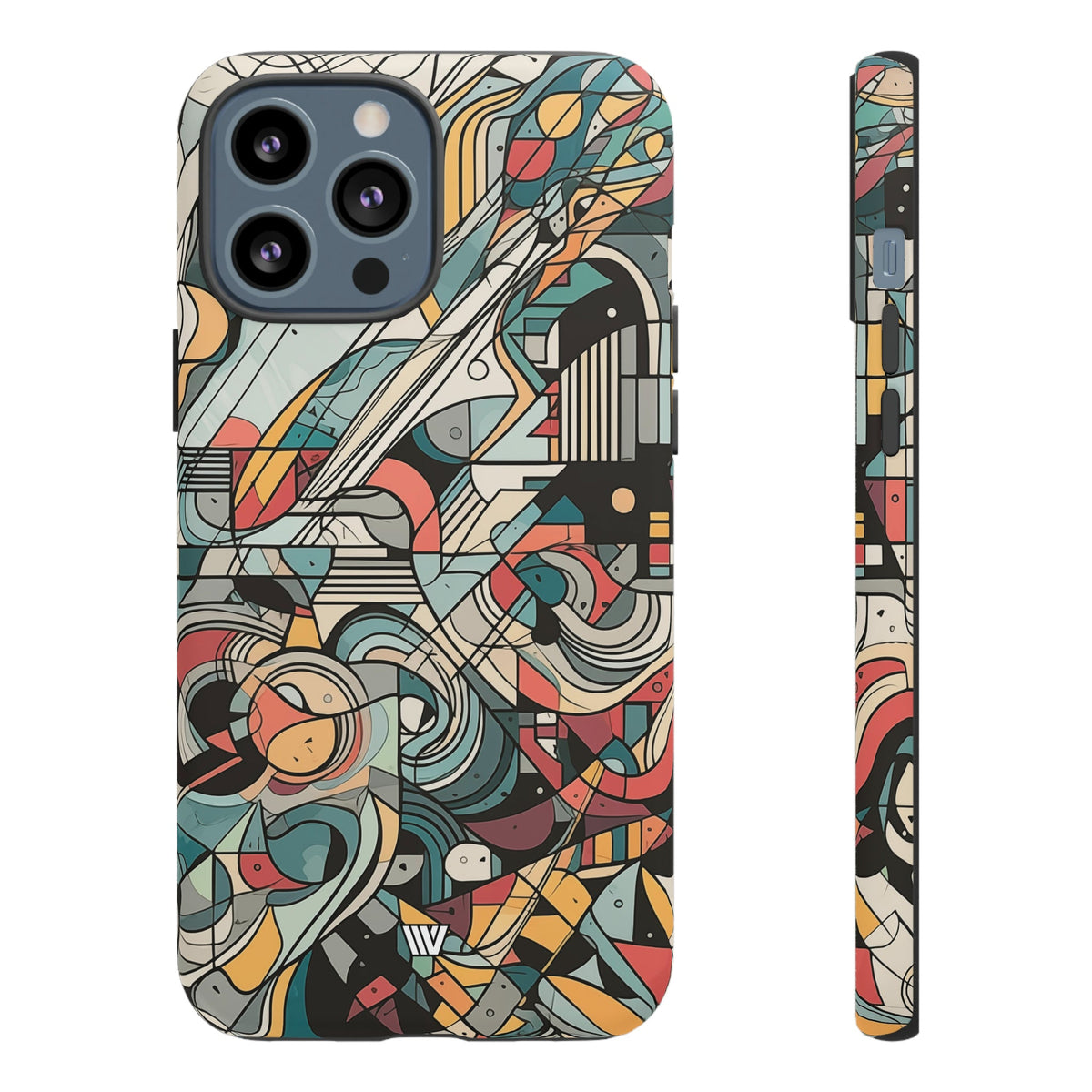 Abstract Doodle #2 Impact-Resistant Tough Phone Case