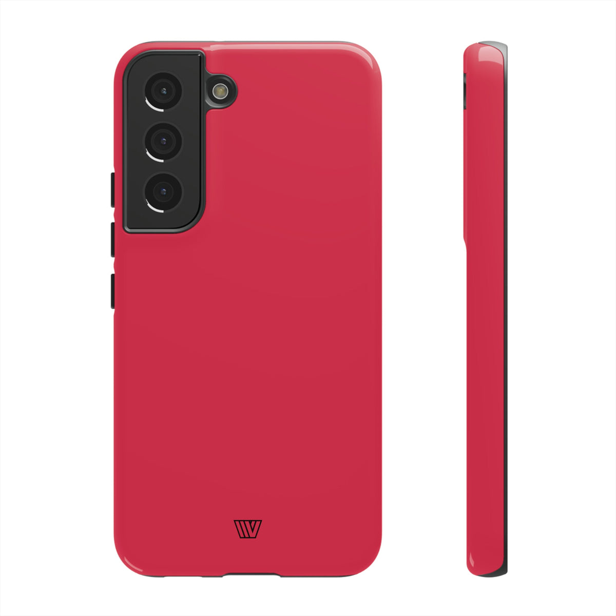 Red Amaranth Tough Phone Case Dual-Layer Protection