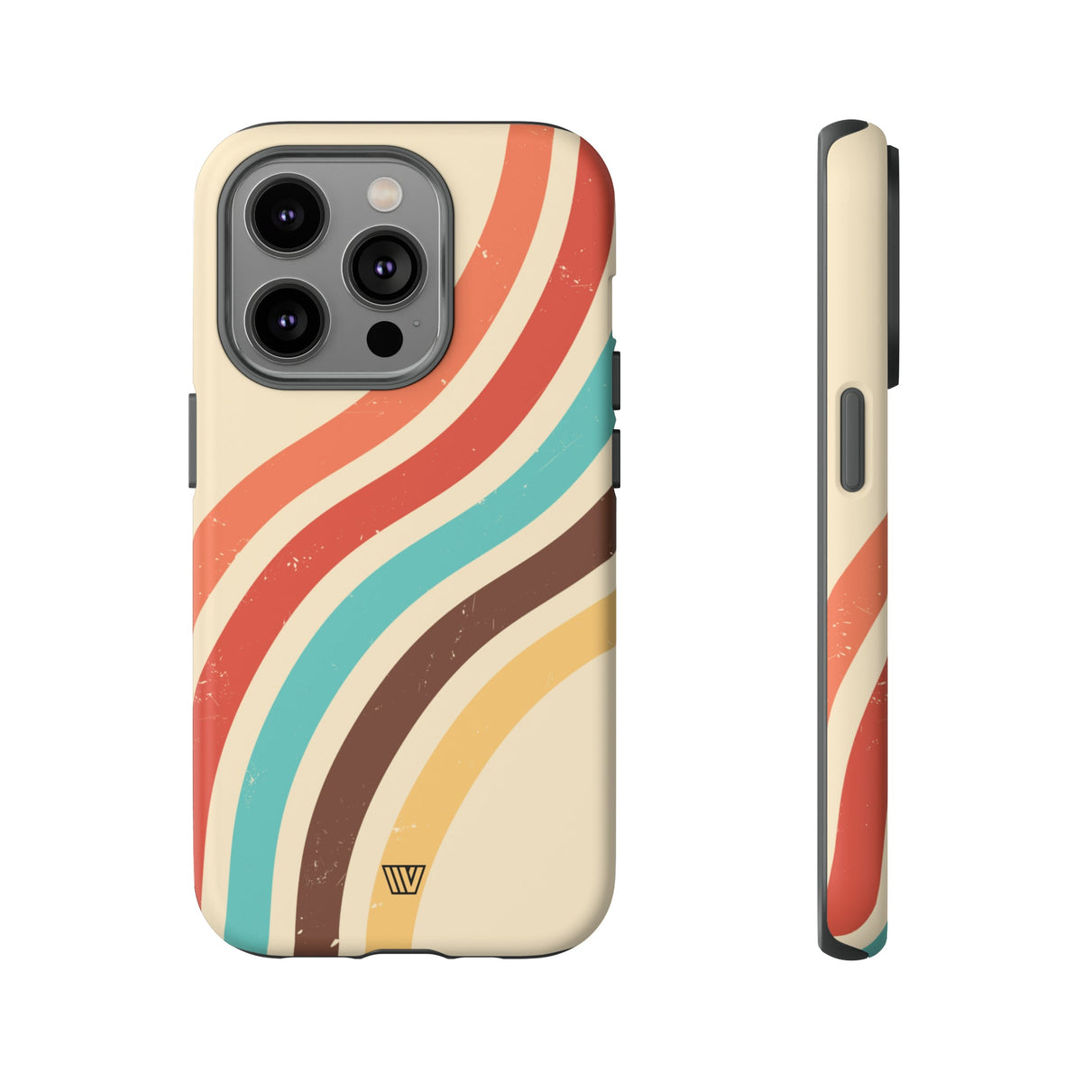 Vintage Stripe Tough Durable Phone Case