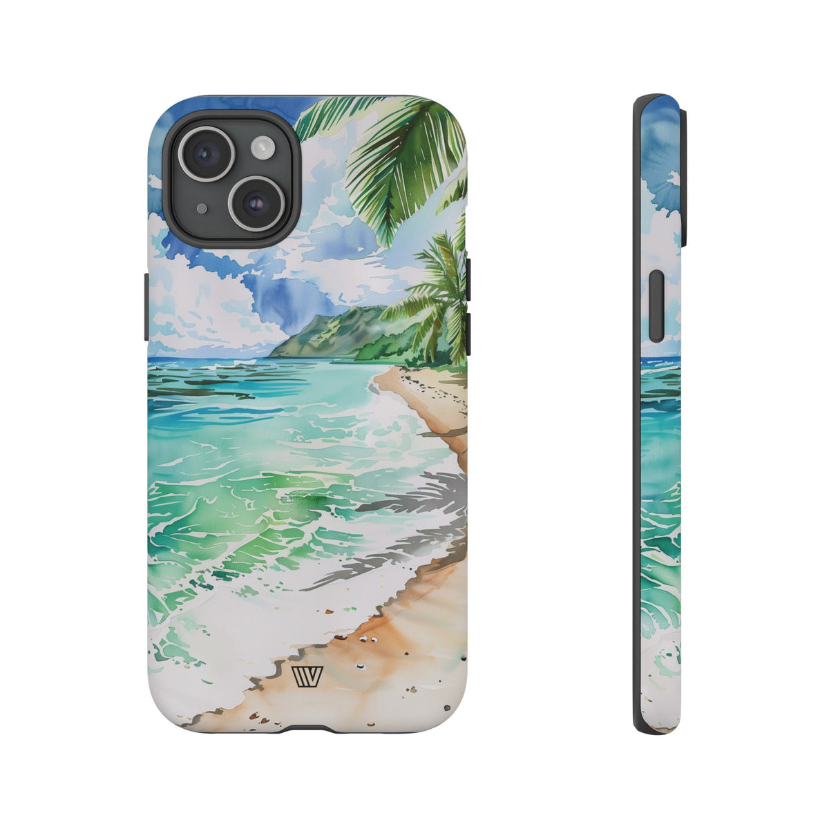 Watercolor Beach Tough Phone Case