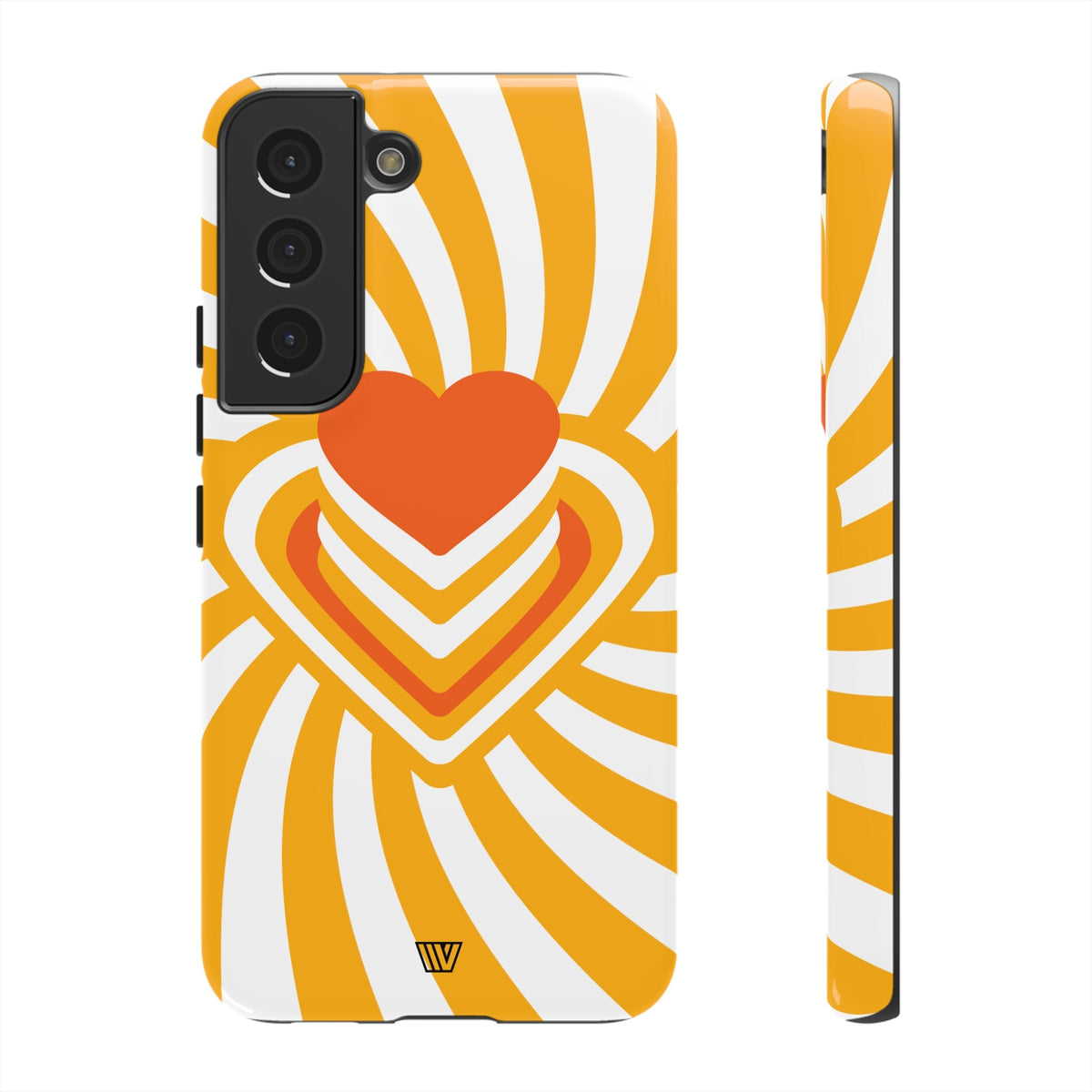 Tough Impact-Resistant Phone Case HEART RAY STACK