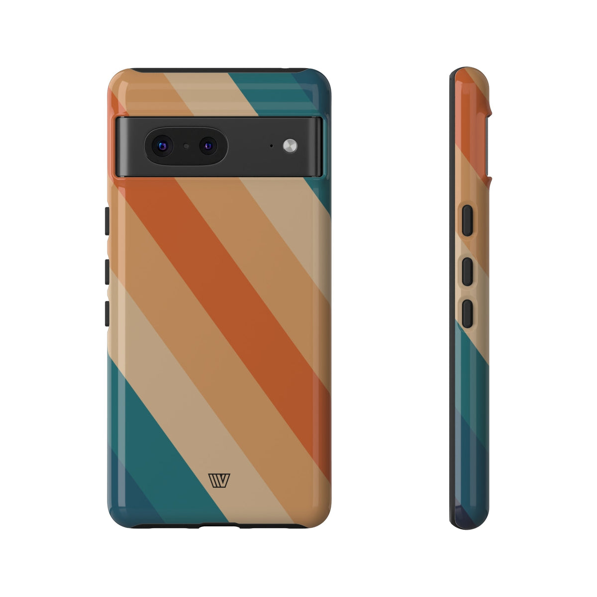 Retro Stripe Tough Phone Case 70s Style