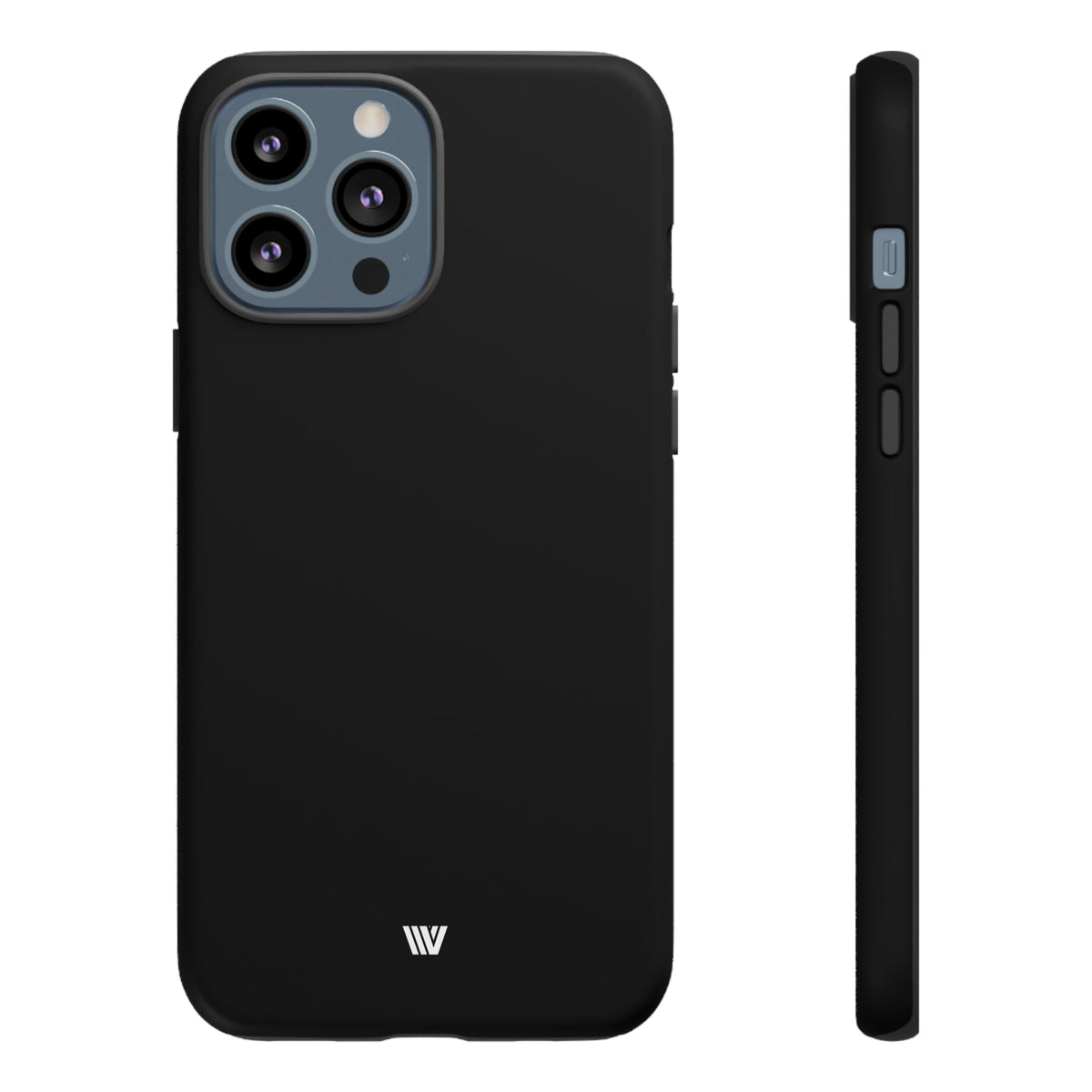 Tough Phone Case Impact Resistant Dual-Layer JET BLACK