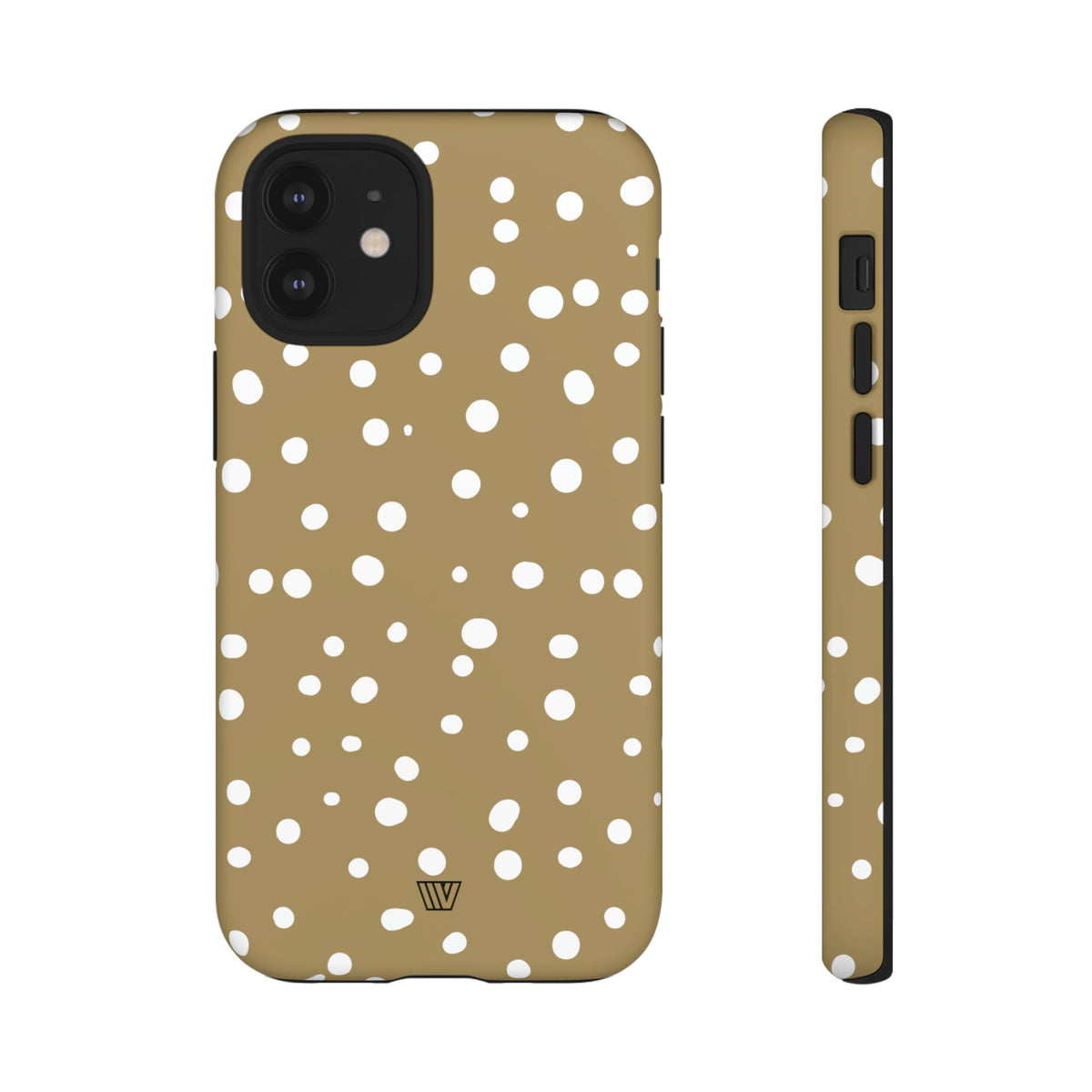 Dark Beige Dots Tough Phone Case
