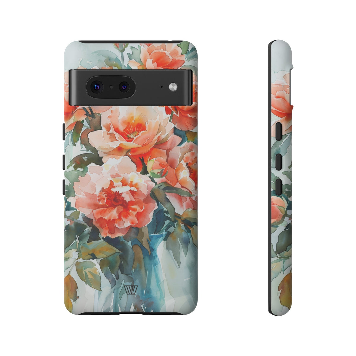 Tough Phone Case Dual-Layer Impact Resistant PEONY DREAMS
