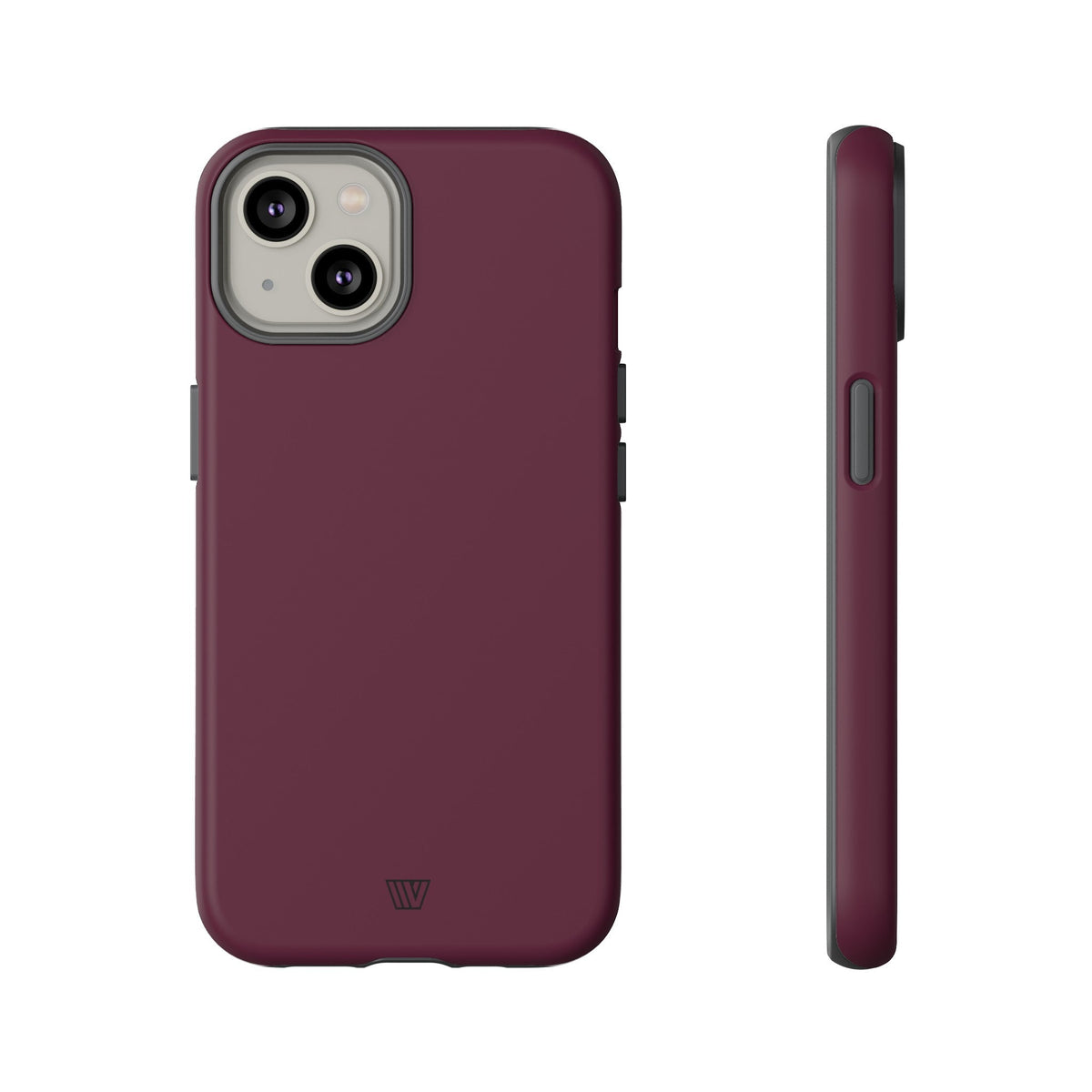 Tough Phone Case Wine Berry Protective Dual-Layer Polycarbonate Shell