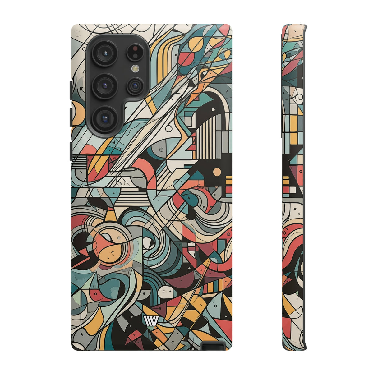 Abstract Doodle #2 Impact-Resistant Tough Phone Case