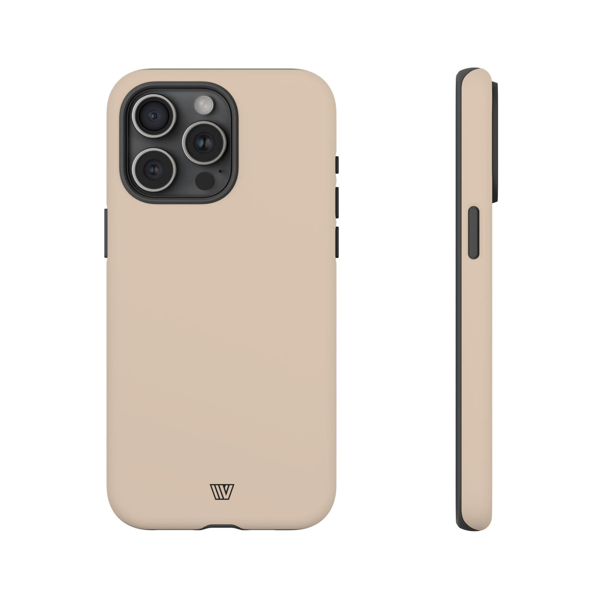 Tough Phone Case Impact Resistant Dual-Layer ALMOND
