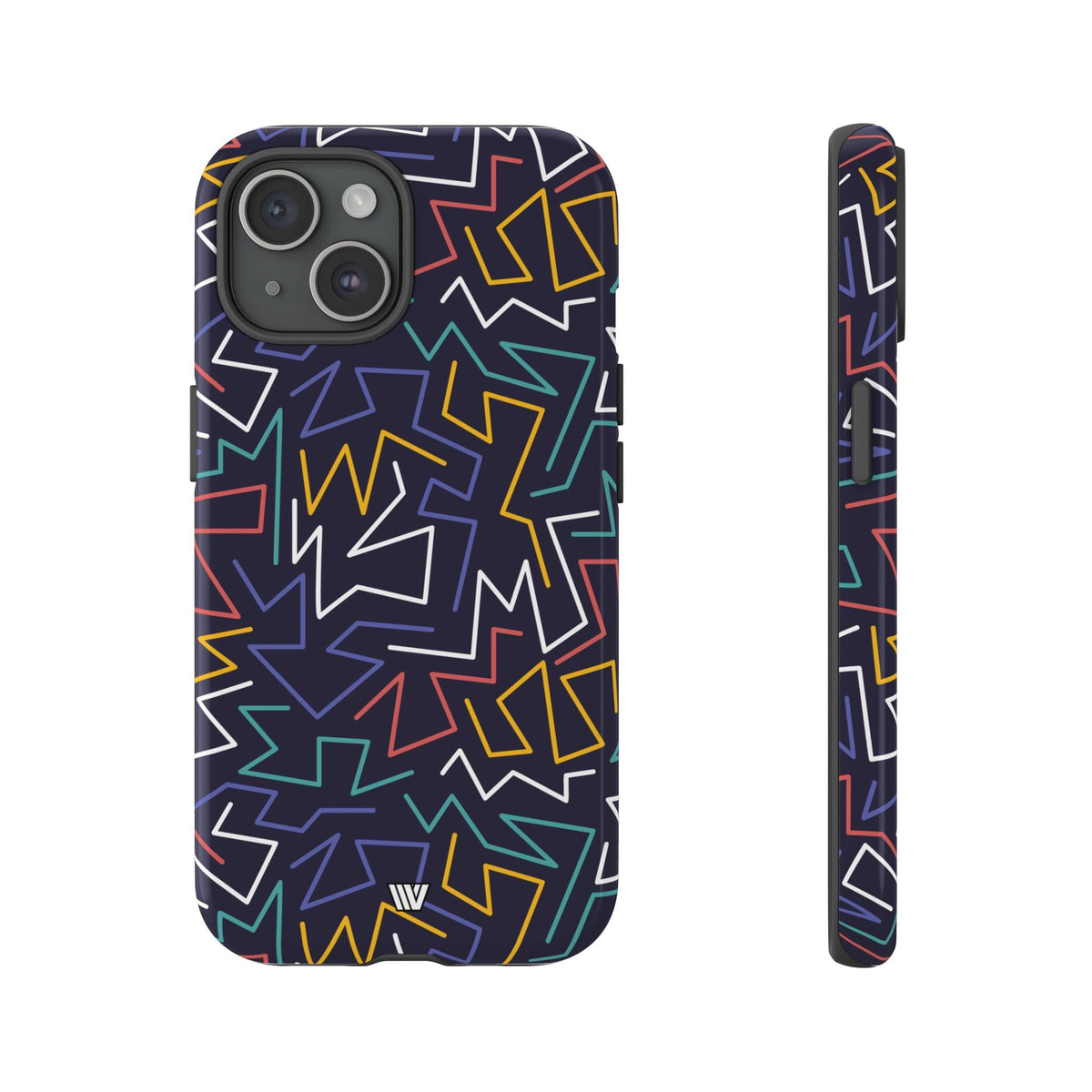 Tough Impact Resistant Phone Case ZIGZAG NIGHT