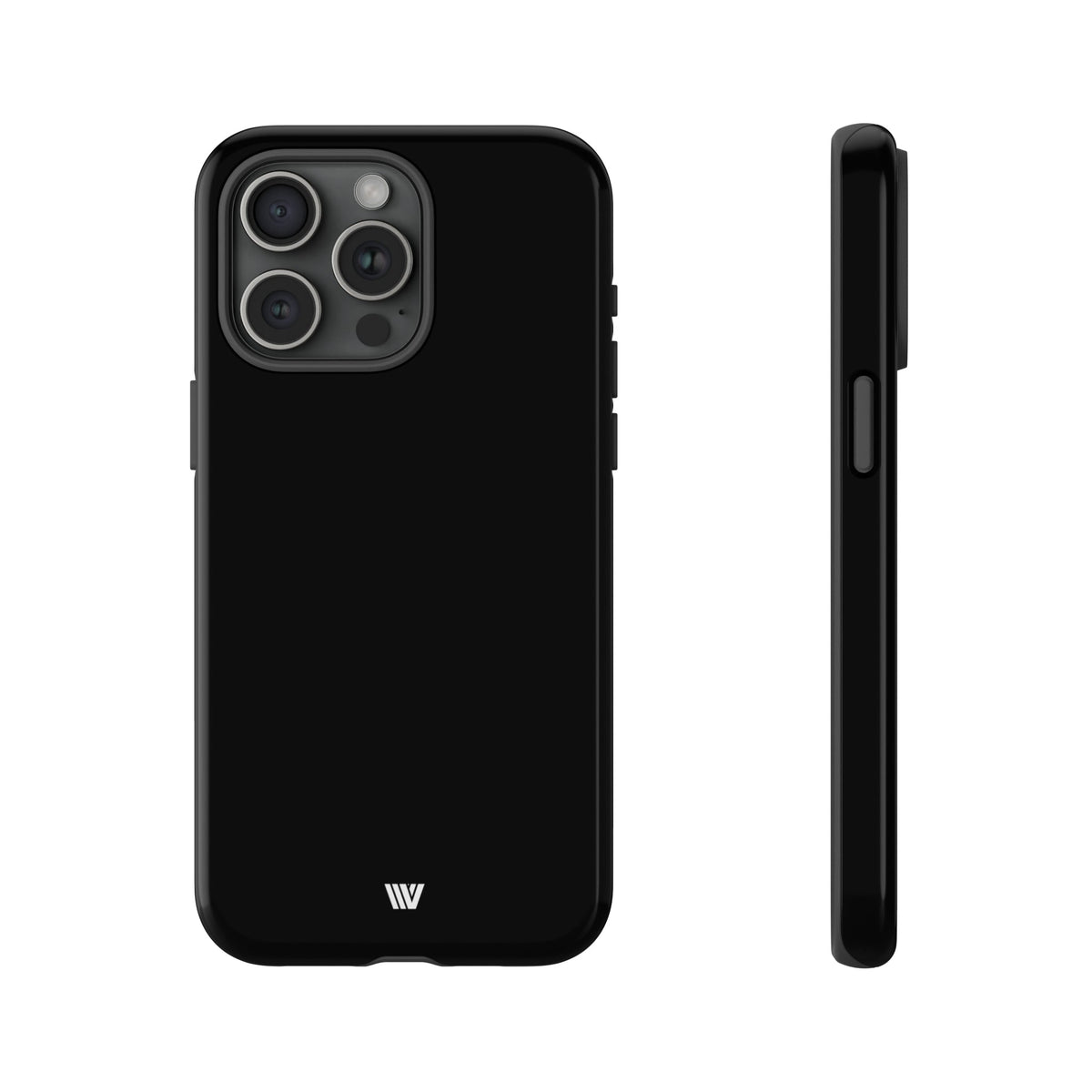 Tough Phone Case Impact Resistant Dual-Layer JET BLACK
