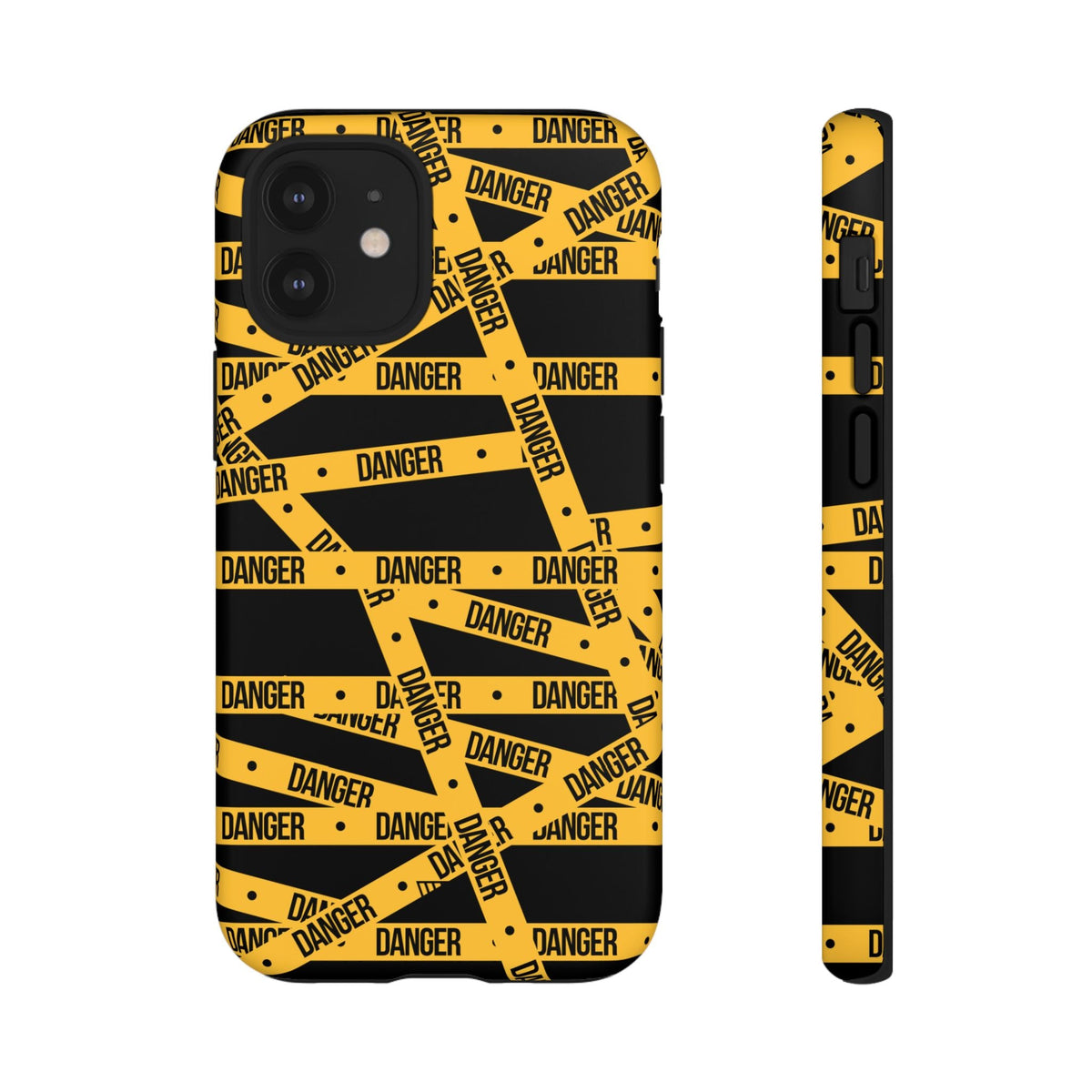 Tough Impact-Resistant Phone Case DANGER TAPE