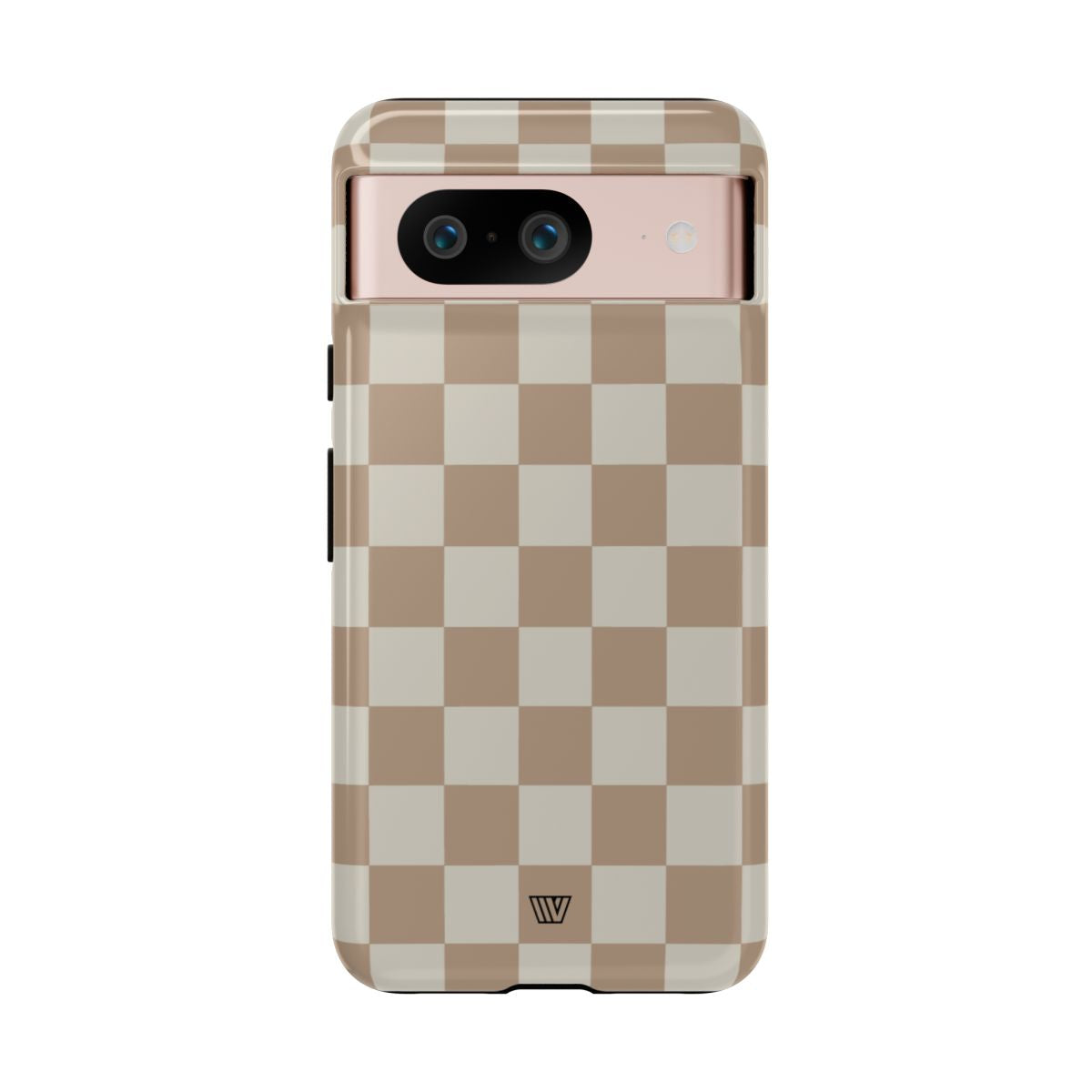Checkerboard Tough Phone Case Dual-Layer Protection NEUTRAL