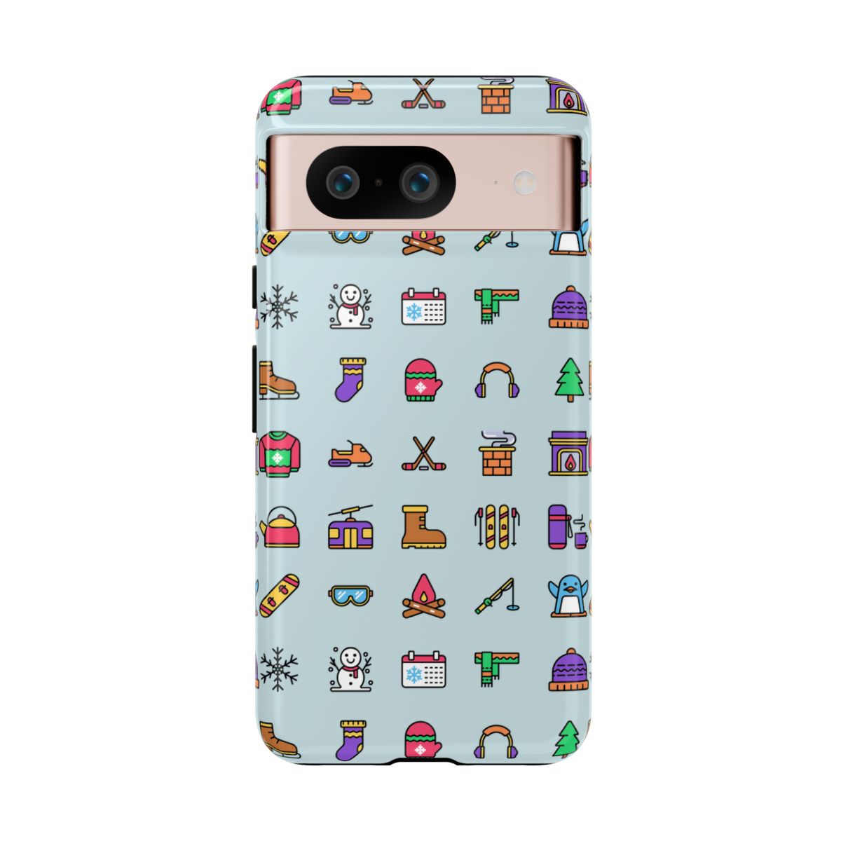 Tough Phone Case Dual-Layer Protective WINTER ICONS