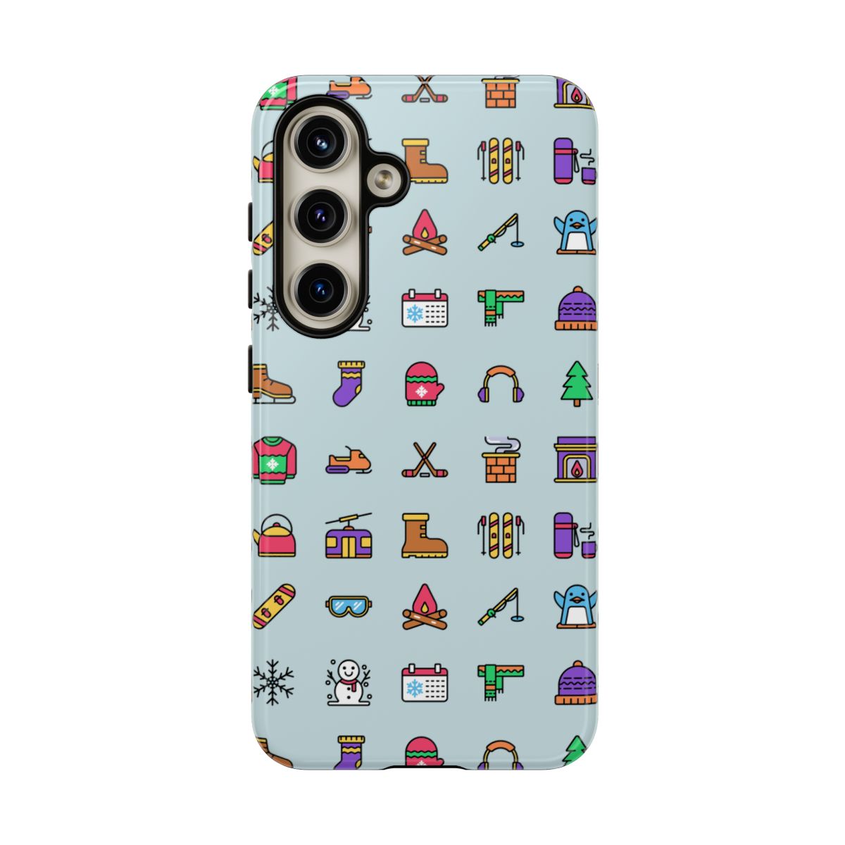 Tough Phone Case Dual-Layer Protective WINTER ICONS