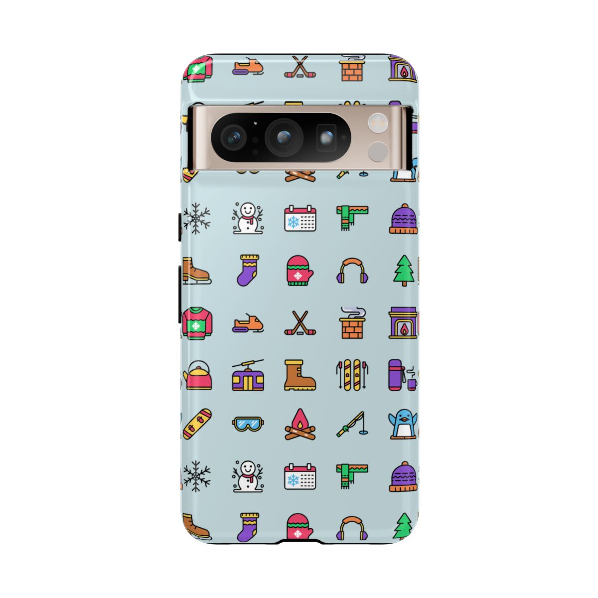 Tough Phone Case Dual-Layer Protective WINTER ICONS
