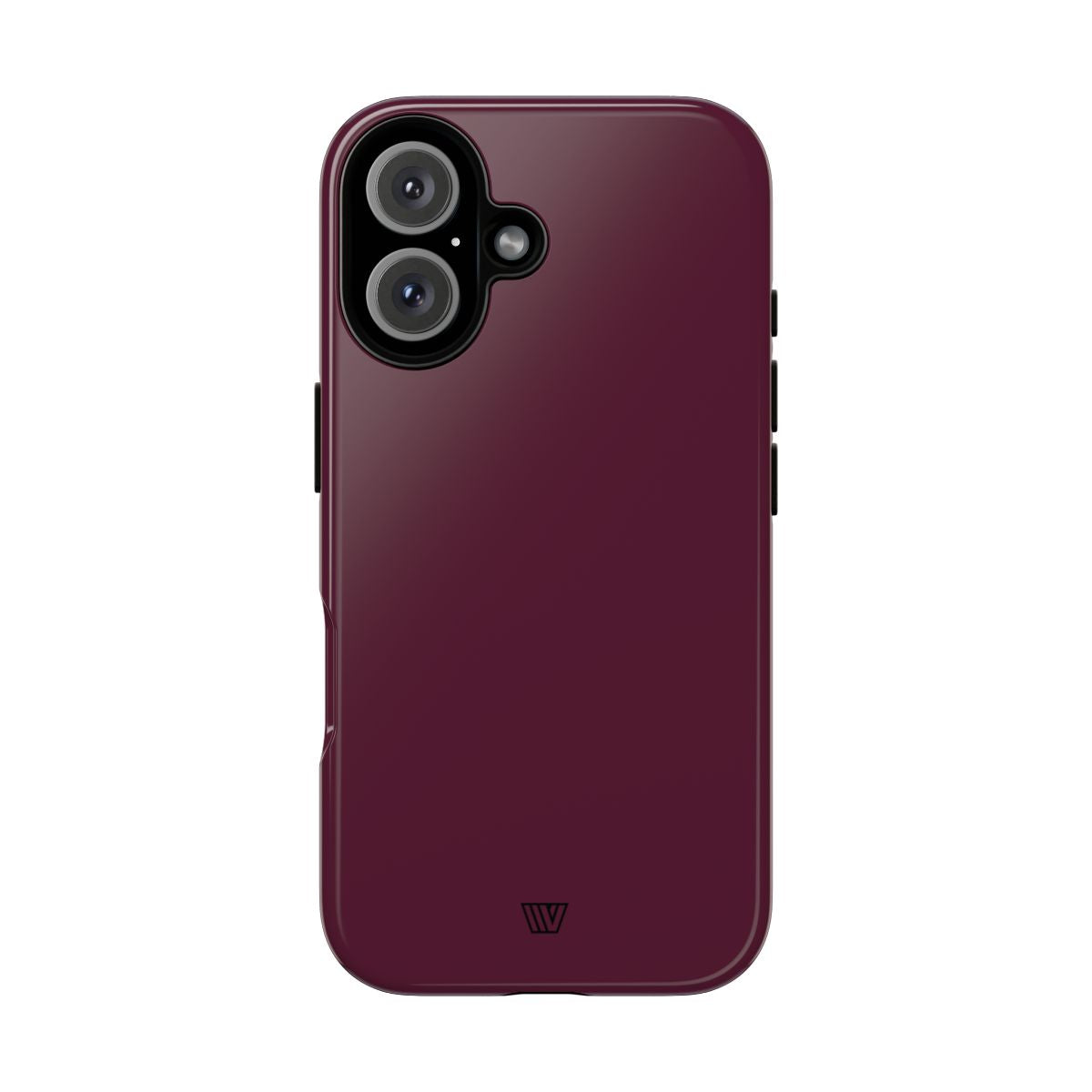 Tough Phone Case Wine Berry Protective Dual-Layer Polycarbonate Shell