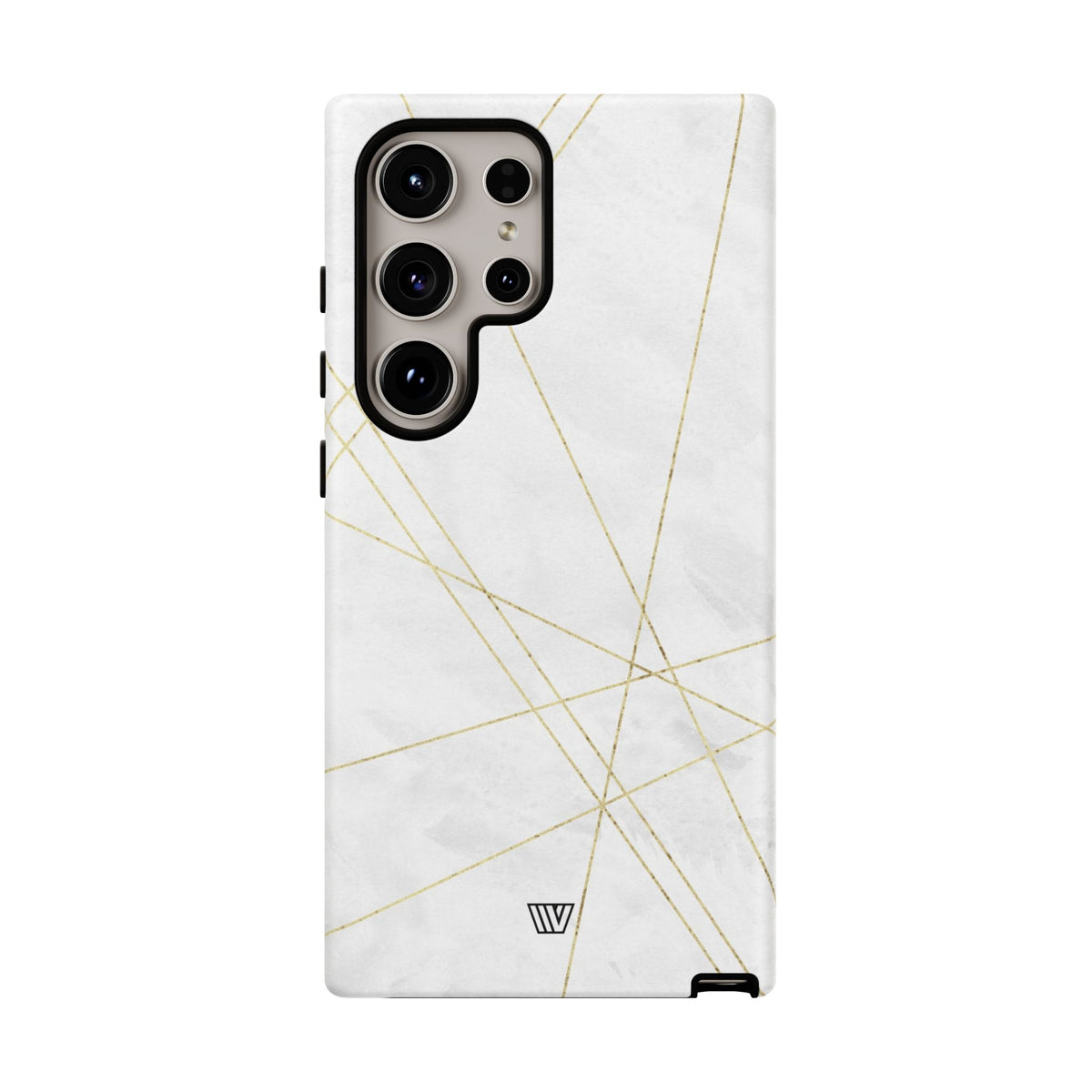 Tough Phone Case Impact Resistant Dual-Layer Shell GOLD LINES