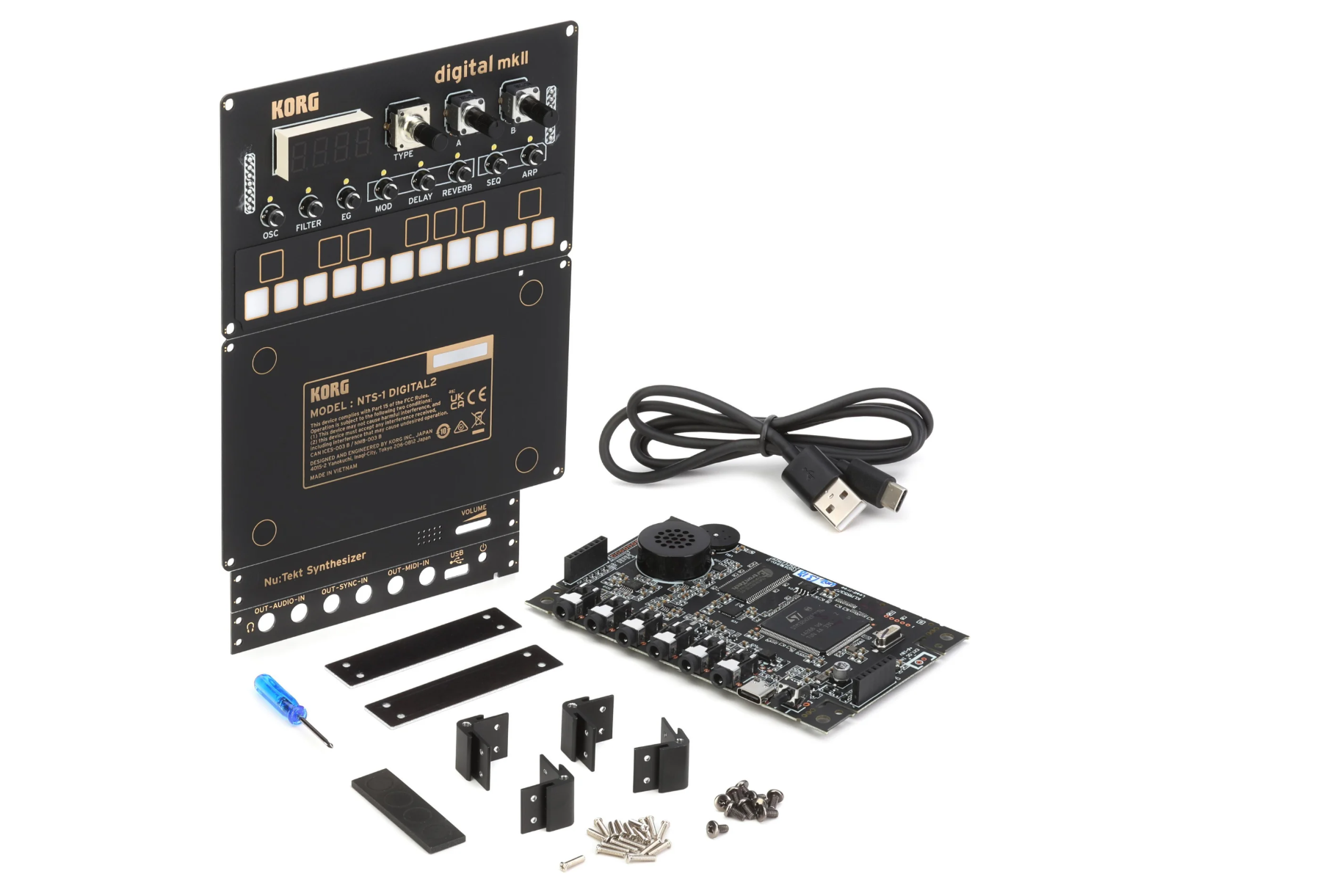 Korg Nu:Tekt NTS-1 MKII DIY Digital Synthesizer Kit -NEW