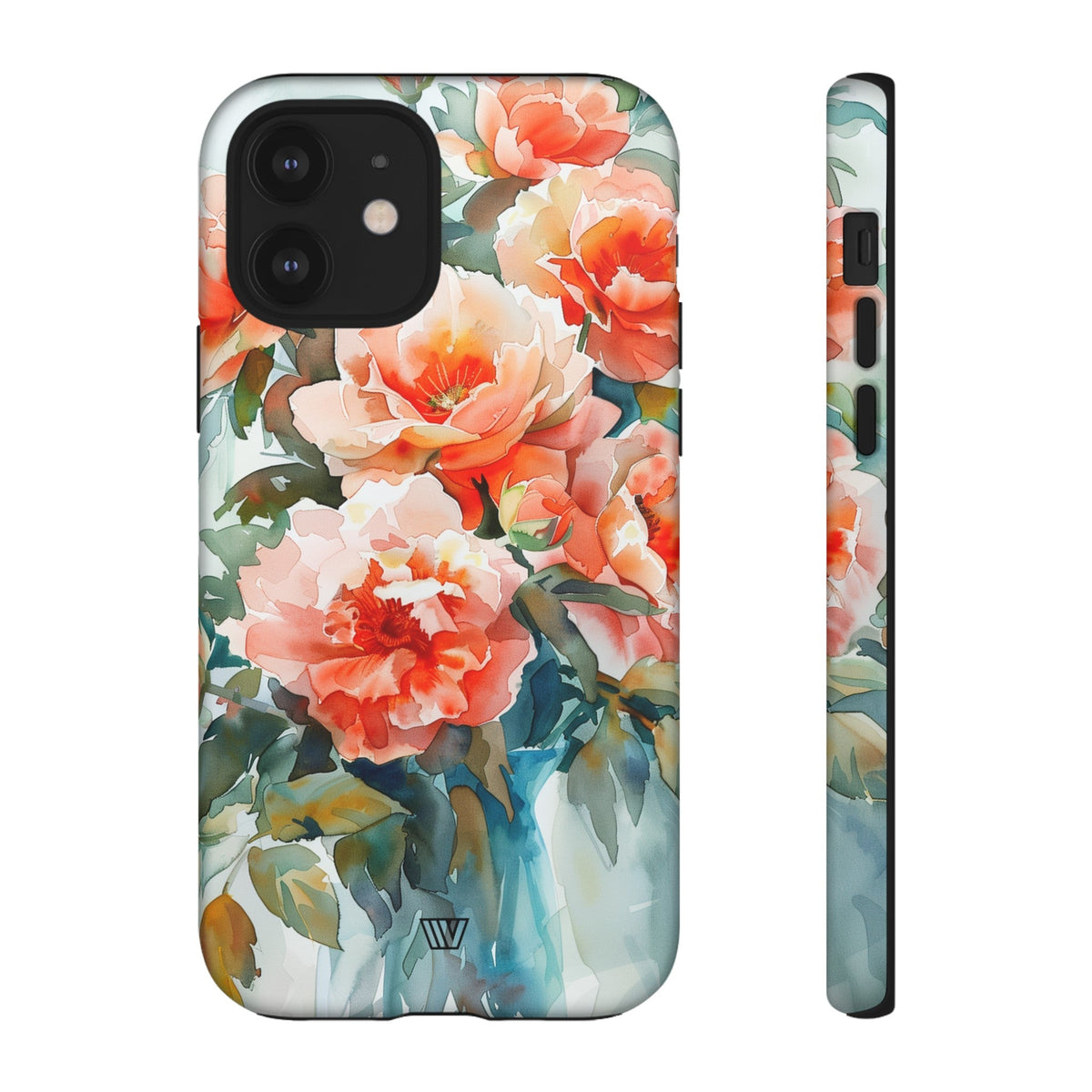 Tough Phone Case Dual-Layer Impact Resistant PEONY DREAMS