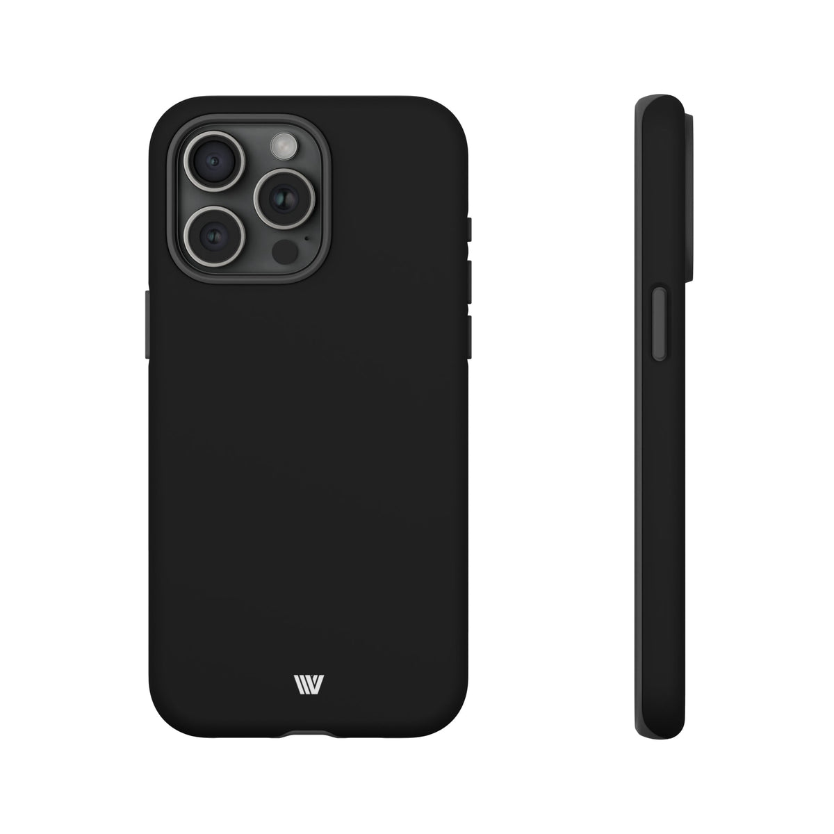 Tough Phone Case Impact Resistant Dual-Layer JET BLACK