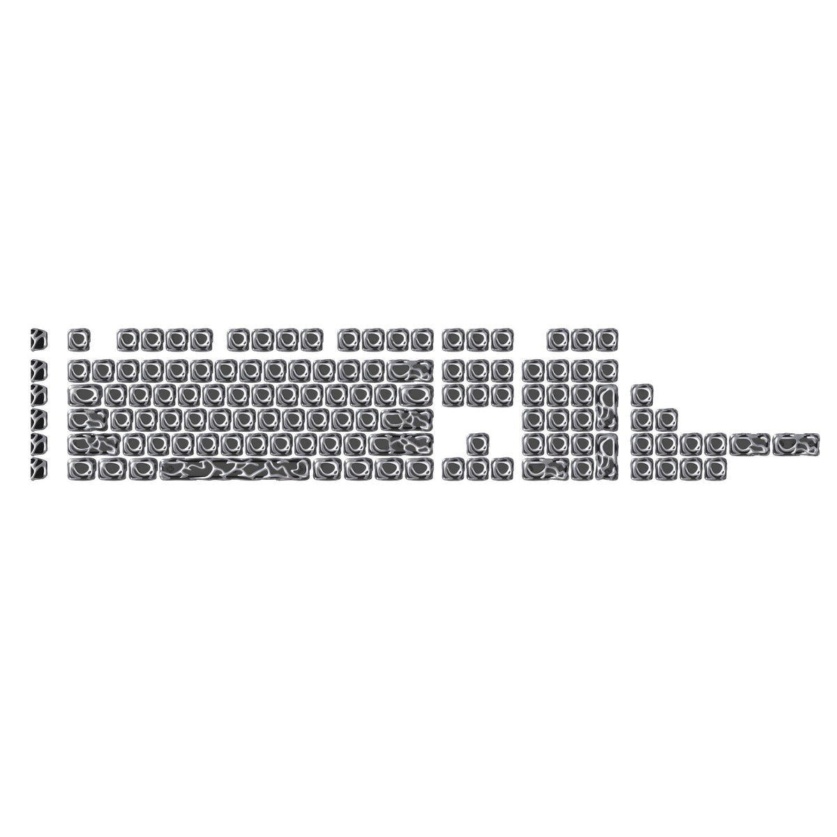 XVX Venom Liquid Metallic MOA Profile ABS+PC Keycap Set