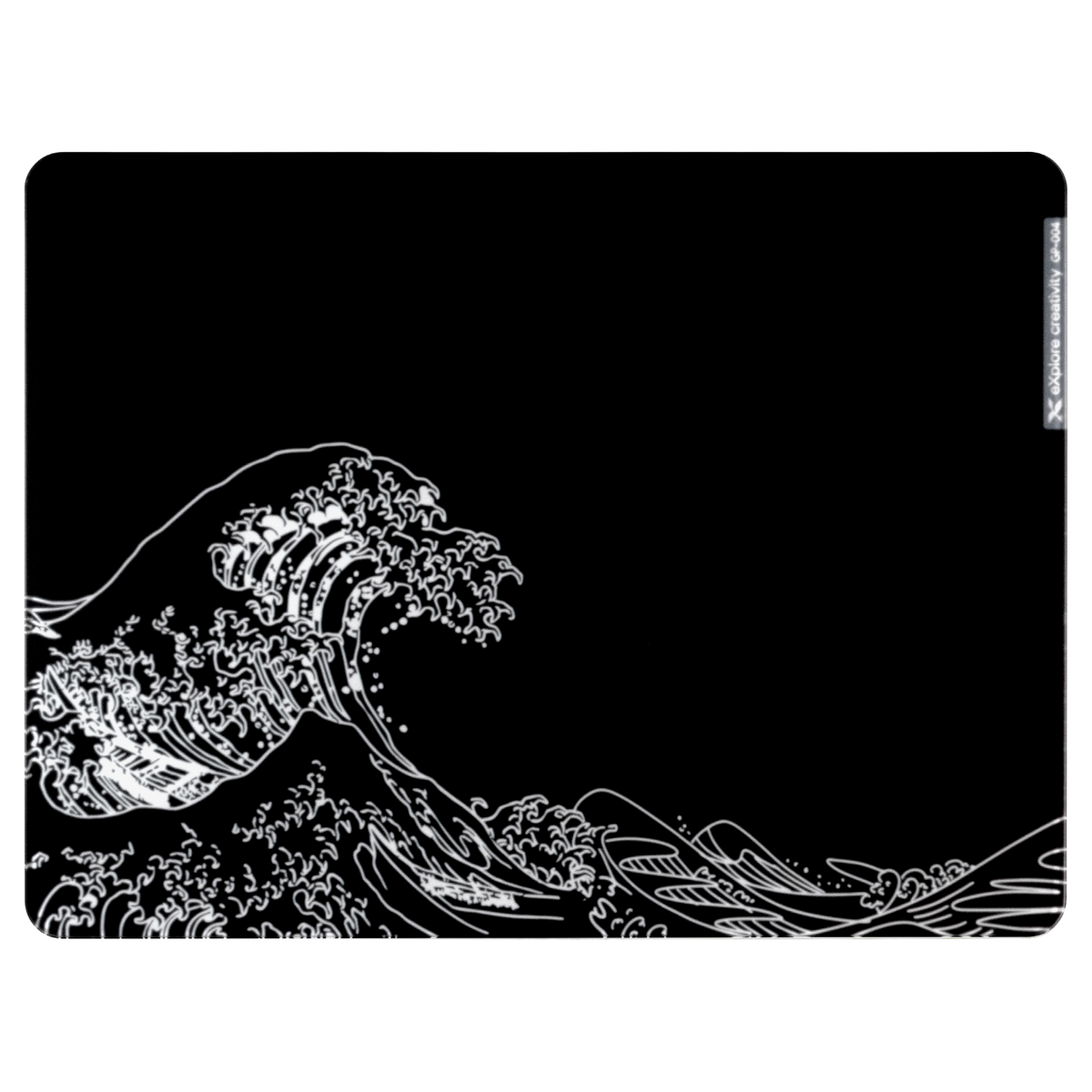 XVX Space Pad GP-004 Glass Mousepad with Anti-Slip Rubber Base