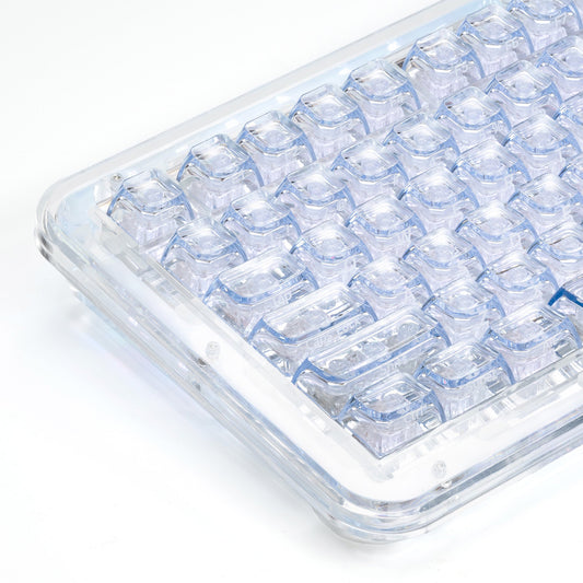 XVX Arctic Transparent Double-Shot PC Keycap Set