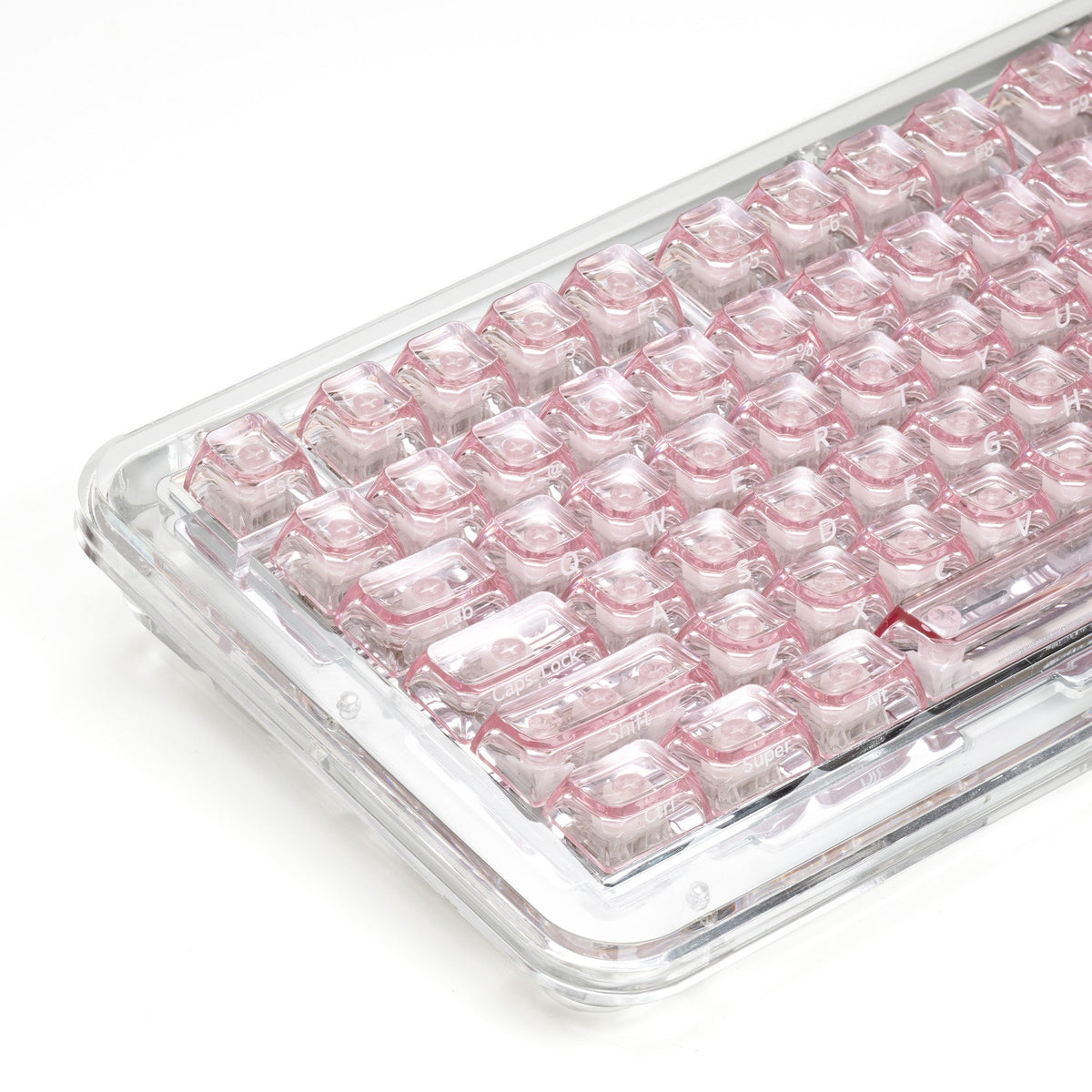 XVX Arctic Transparent Double-Shot PC Keycap Set