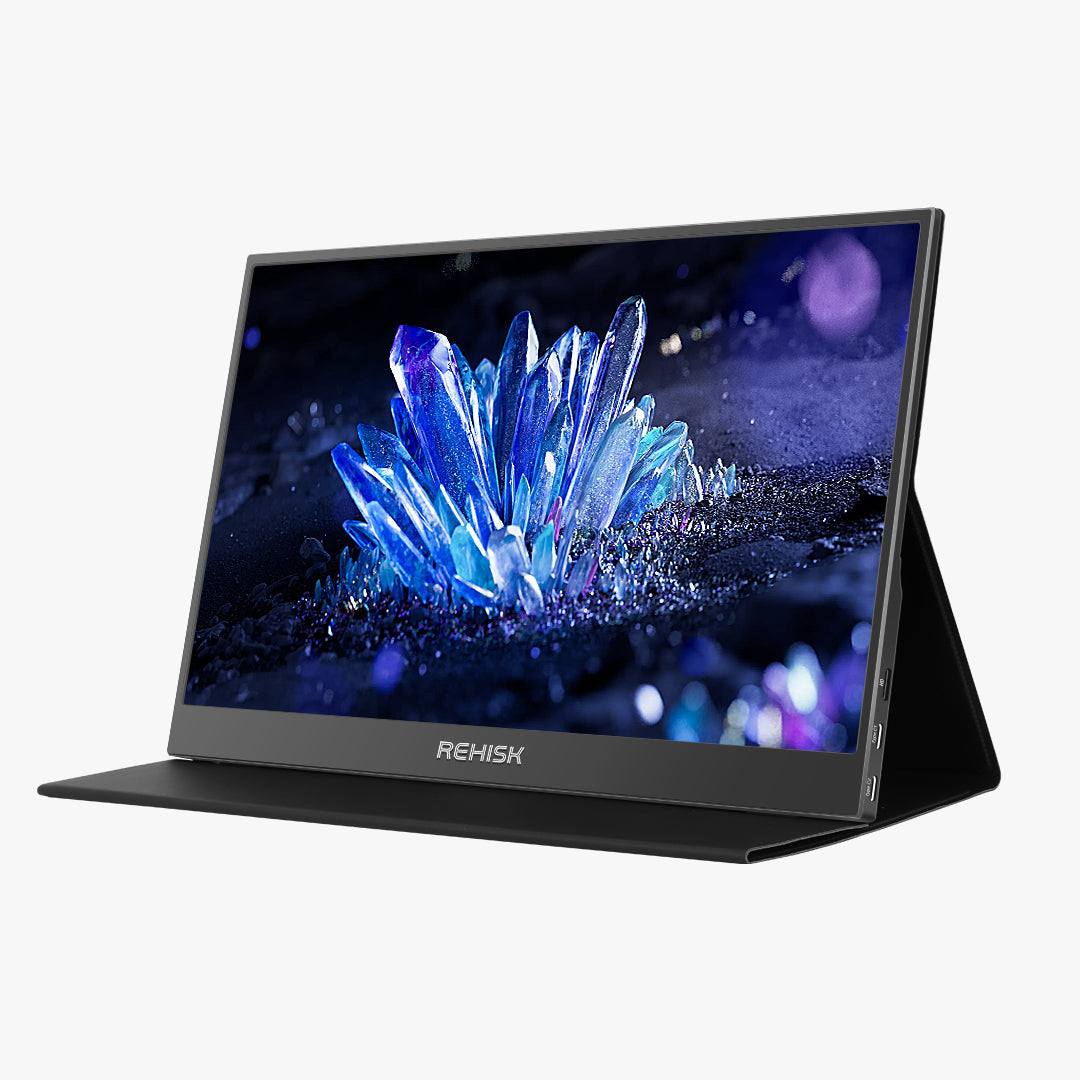 15.6'' FHD 1080P Portable Monitor Full Cover ReHisk RE-15.6FC