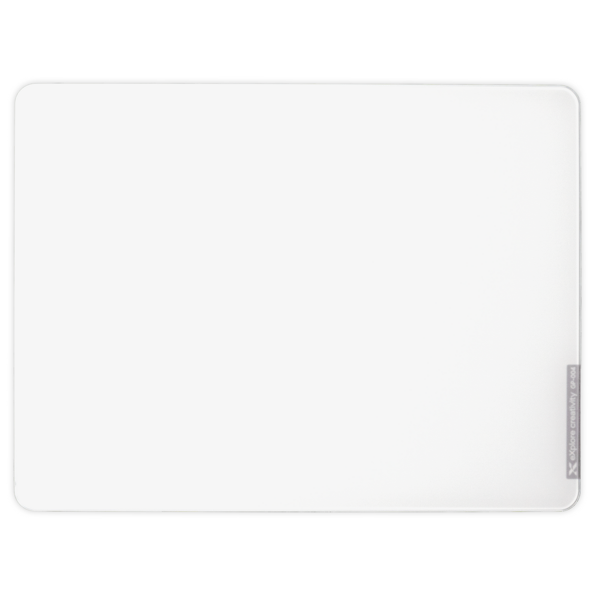 XVX Space Pad GP-004 Glass Mousepad with Anti-Slip Rubber Base