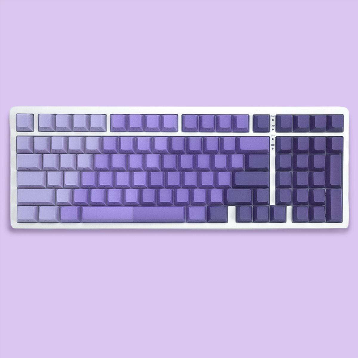Gradient X-Axis Cherry Profile 121-Key PBT Keycap Set XVX