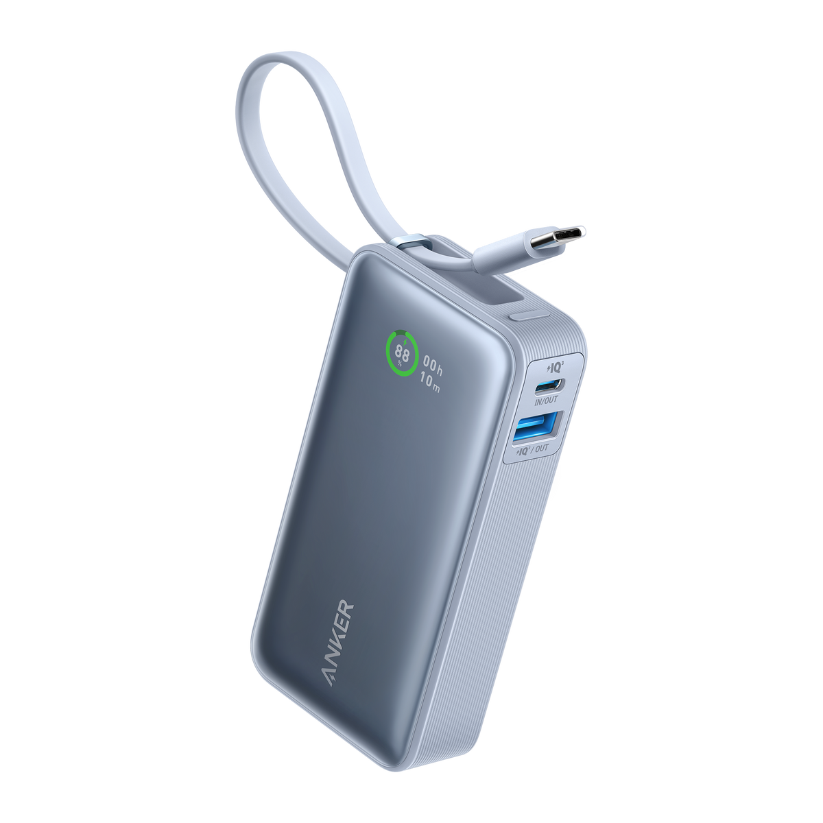 Anker Nano 30W Power Bank with Built-In USB-C Cable