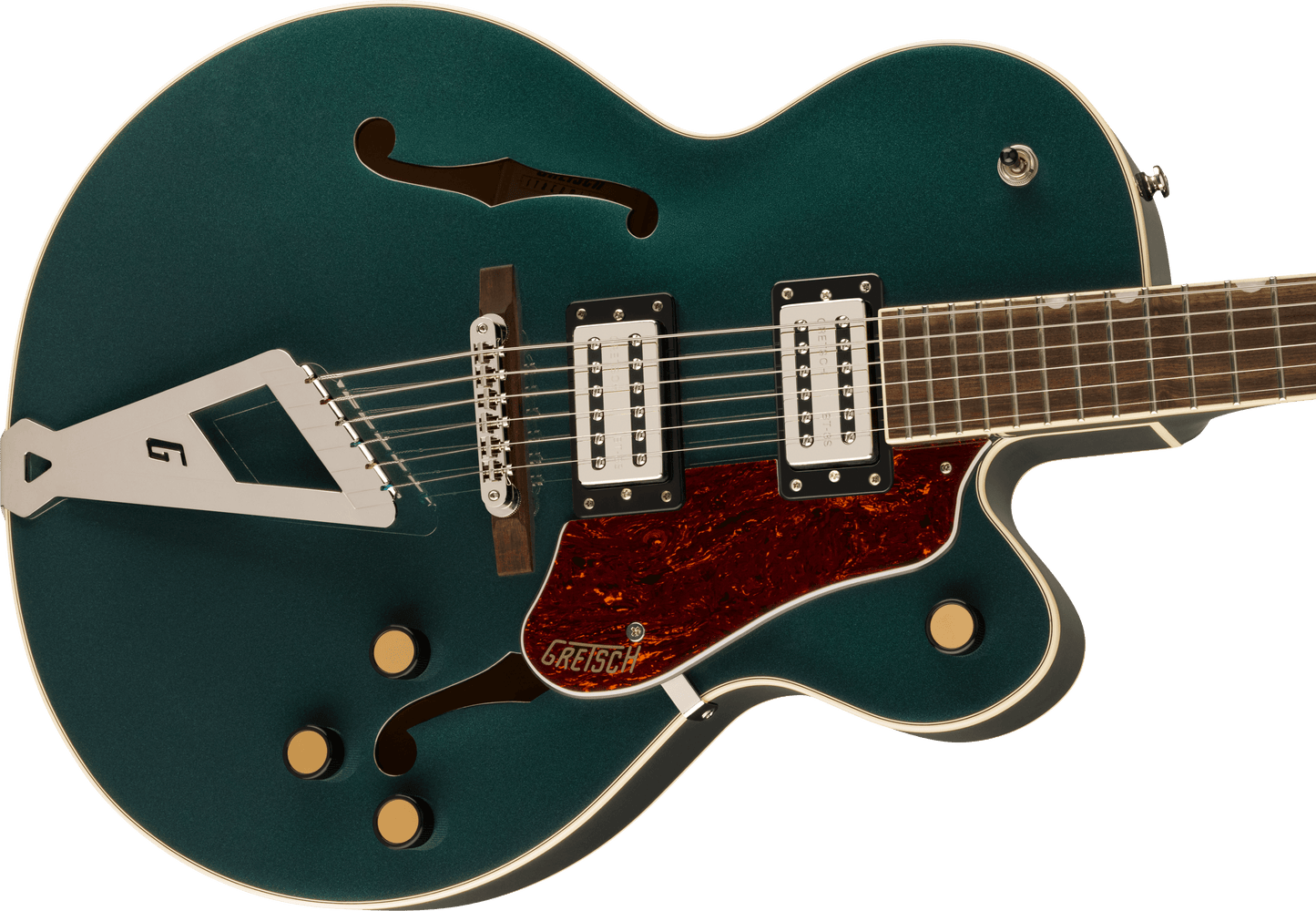 Gretsch G2420 Streamliner Hollowbody Electric Guitar with Chromatic II Tailpiece - Cadillac Green-NEW