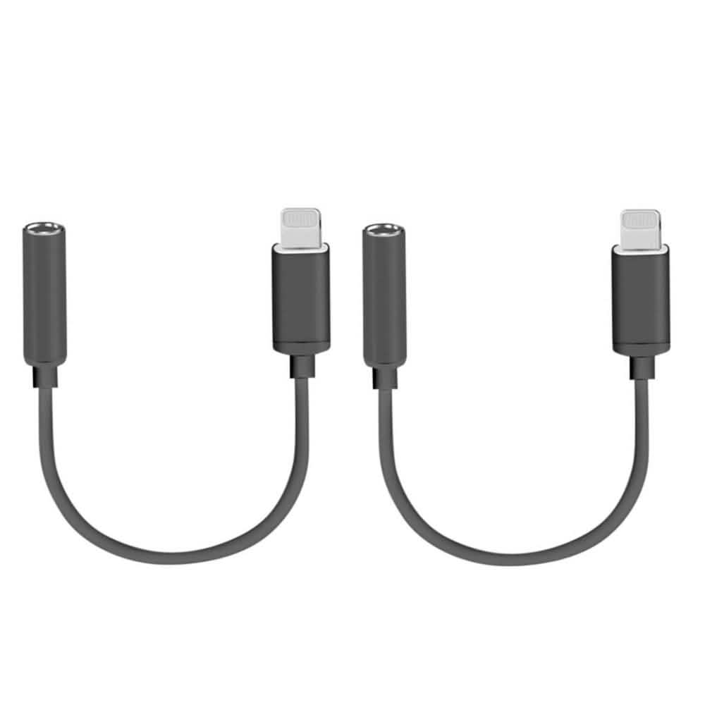 Lightning to Headphone Jack Adapter 2-Pack