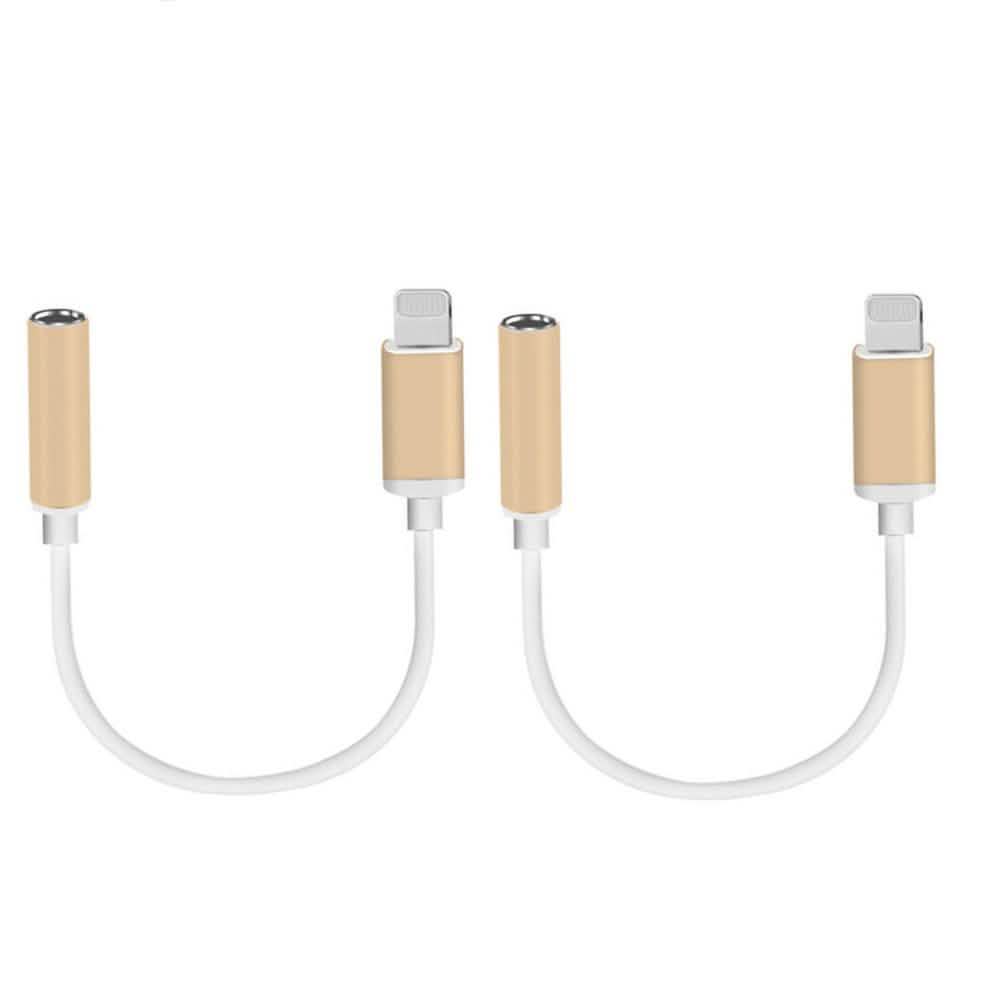 Lightning to Headphone Jack Adapter 2-Pack