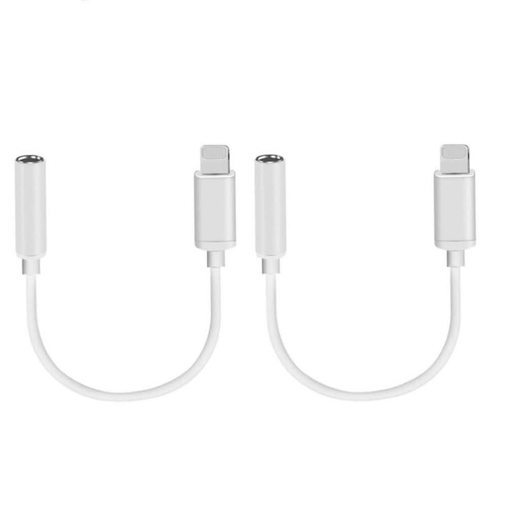Lightning to Headphone Jack Adapter 2-Pack