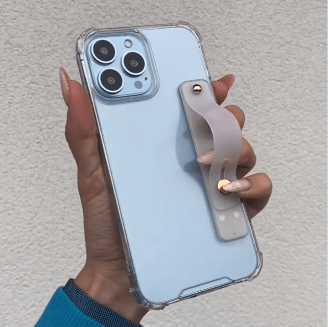 Transparent Wrist Strap iPhone Case Apple