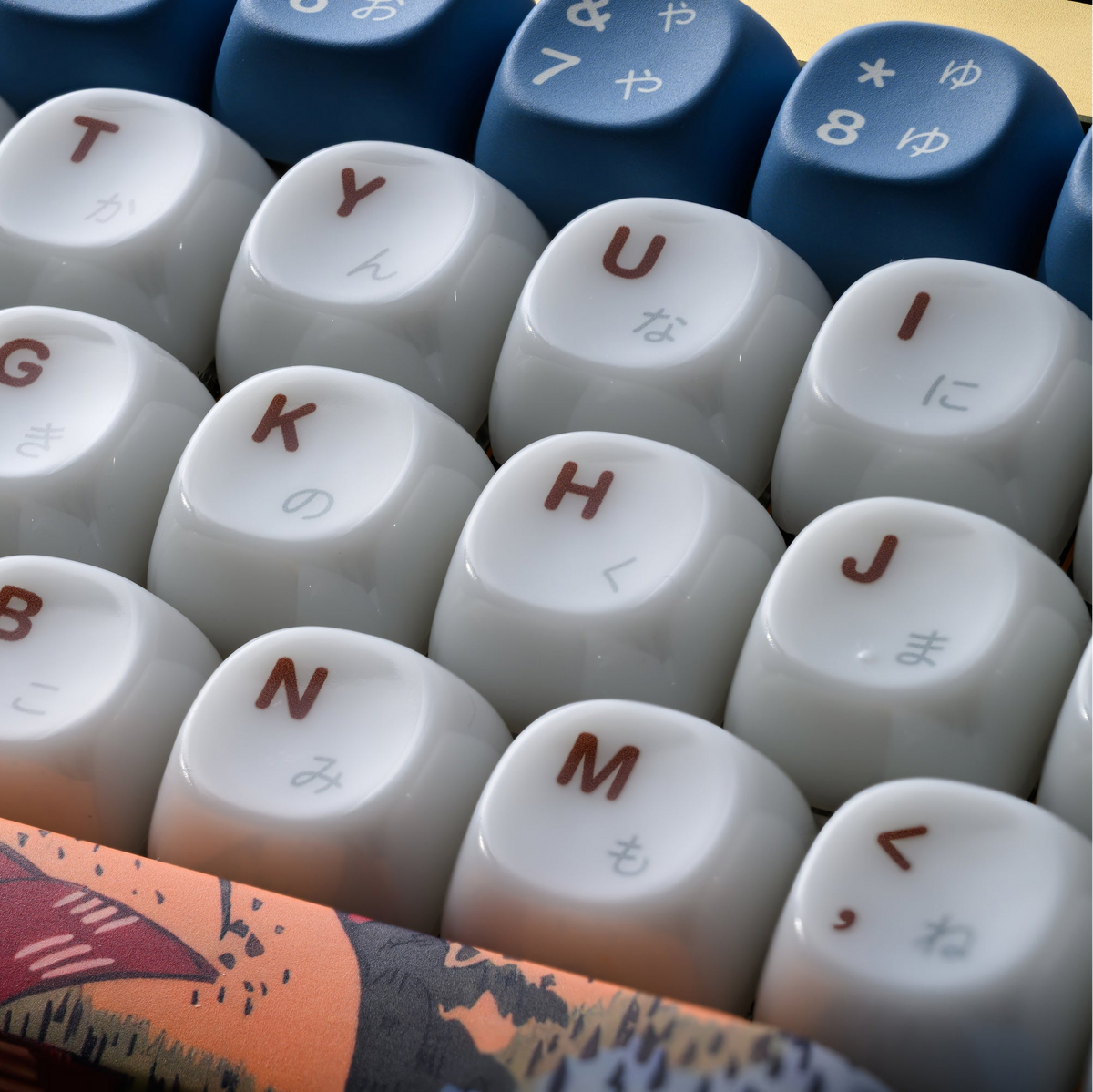 XVX U-kiyoe Fugaku Series Glaze Textured MOA Profile Keycap Set
