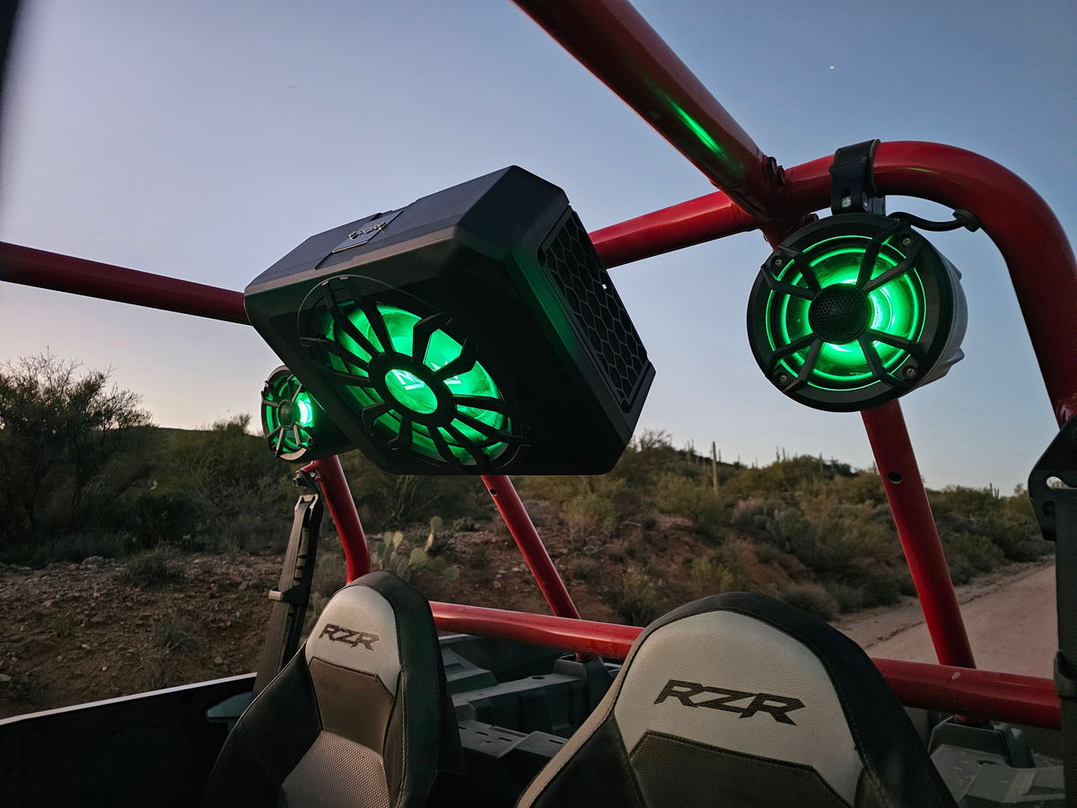 UTV Mounts NUTV5-S PRO Kit with Round Bar Clamps NOAM Audio