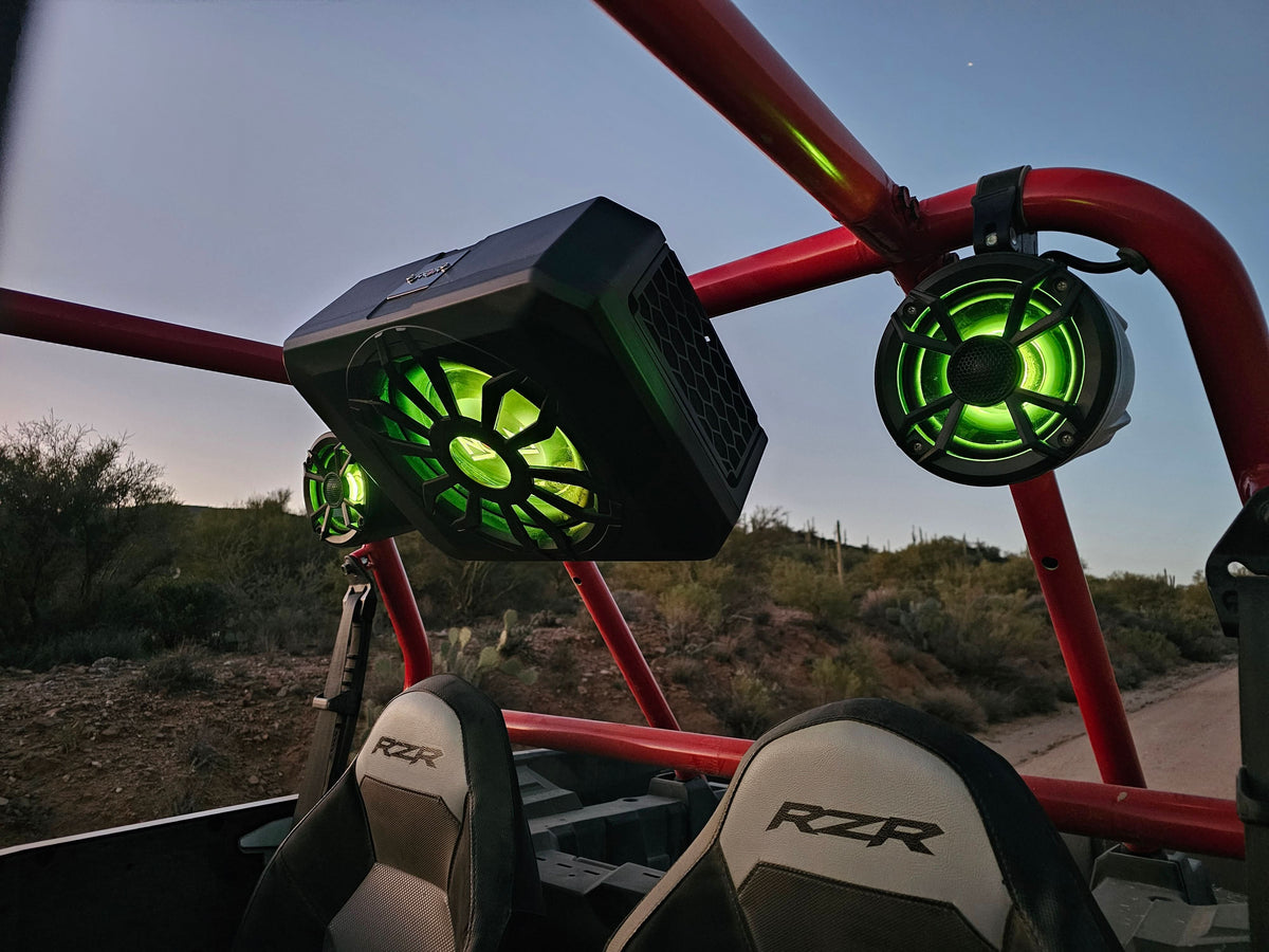 UTV Mounts NUTV5-S PRO Kit with Round Bar Clamps NOAM Audio